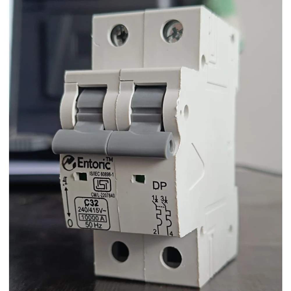 ENTORIC 32A 2 Pole AC MCB