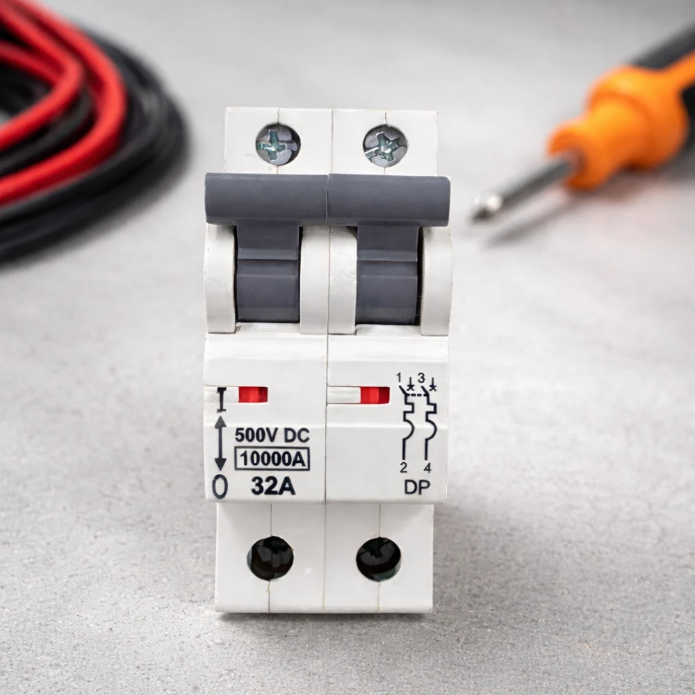 Entoric DC MCB 32A, 2 Pole, 500V