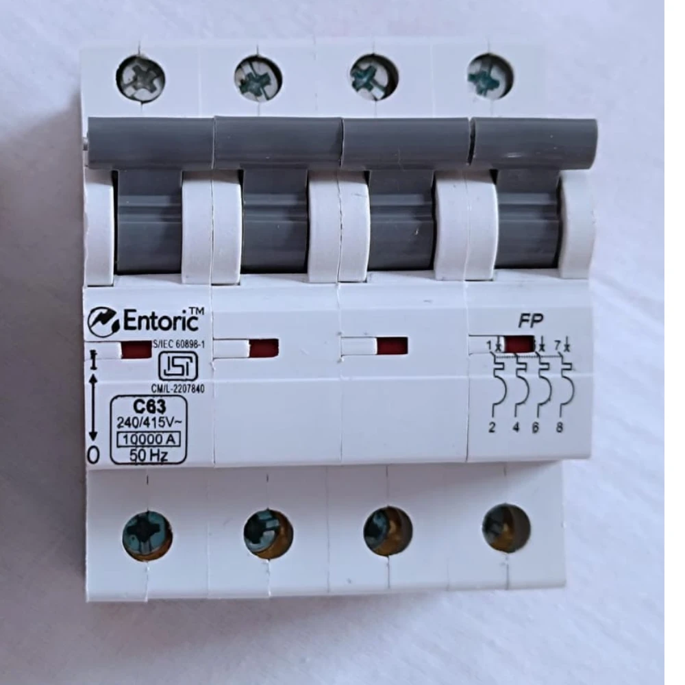 Entoric 32A AC MCB 4 Pole