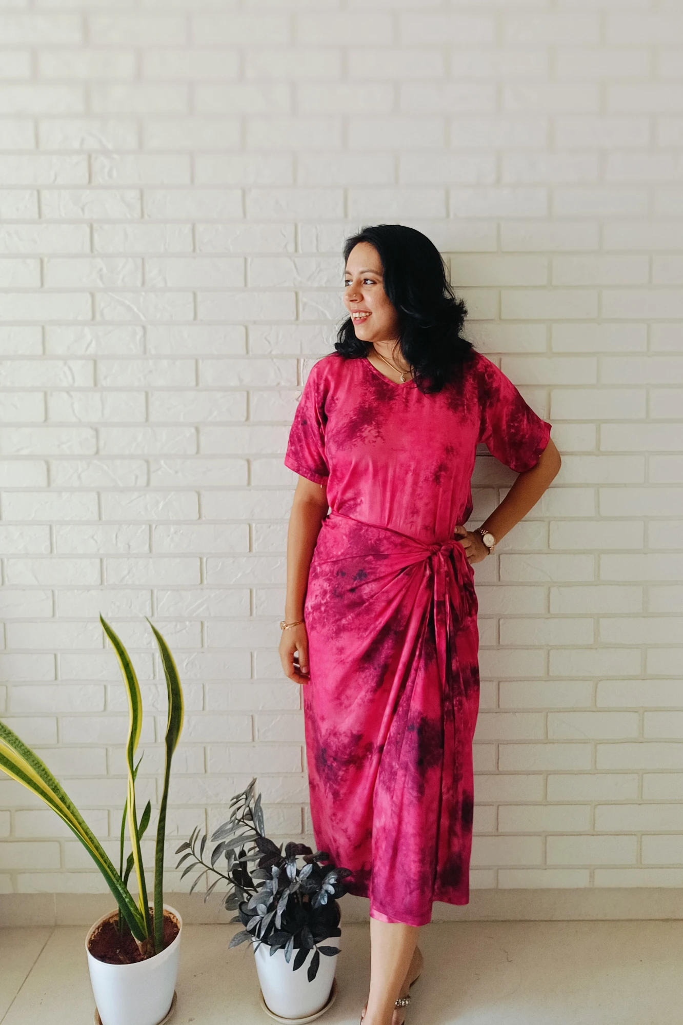 Tunic dress & Wrap skirt set (2XL)