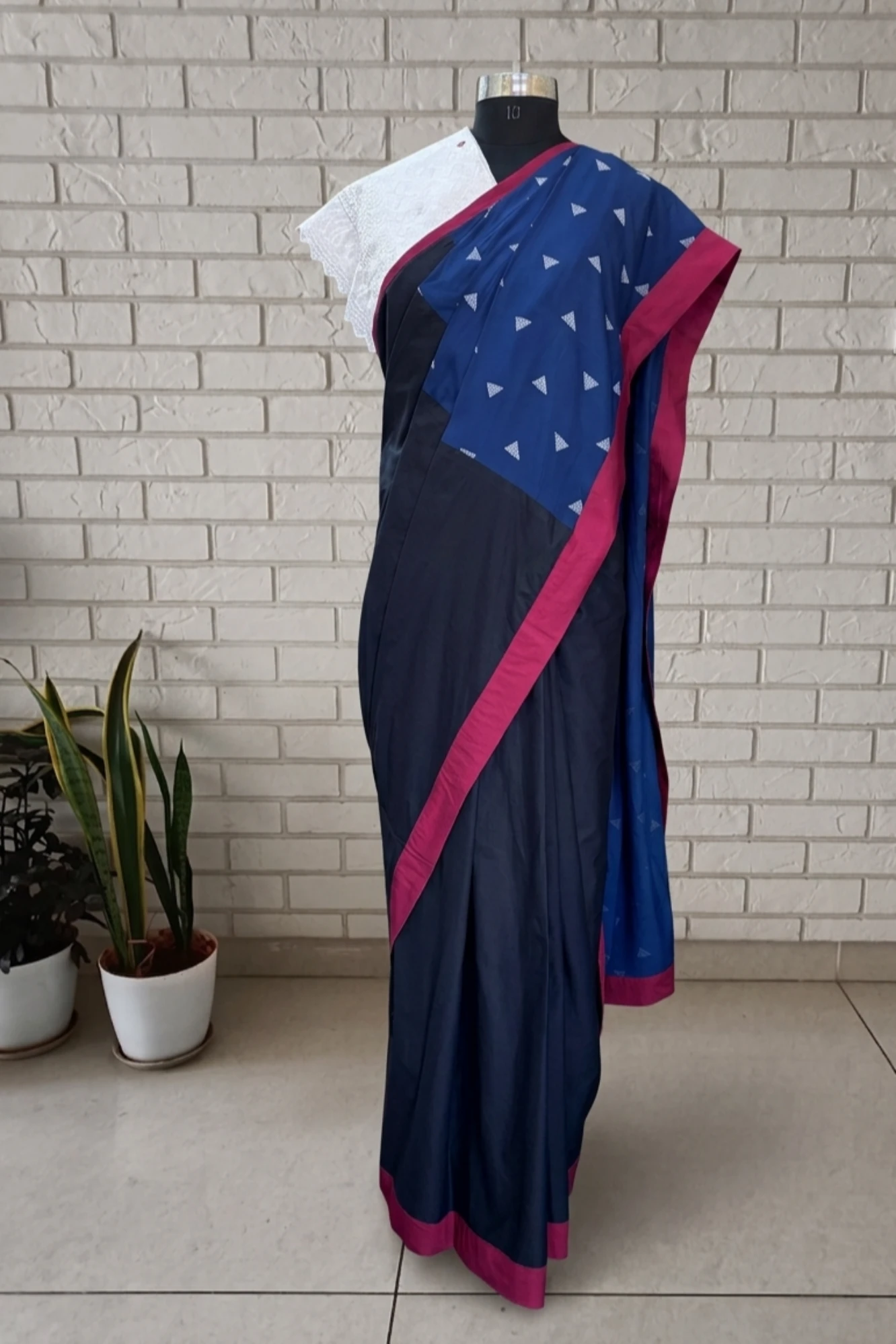 The Midnight Shift Saree
