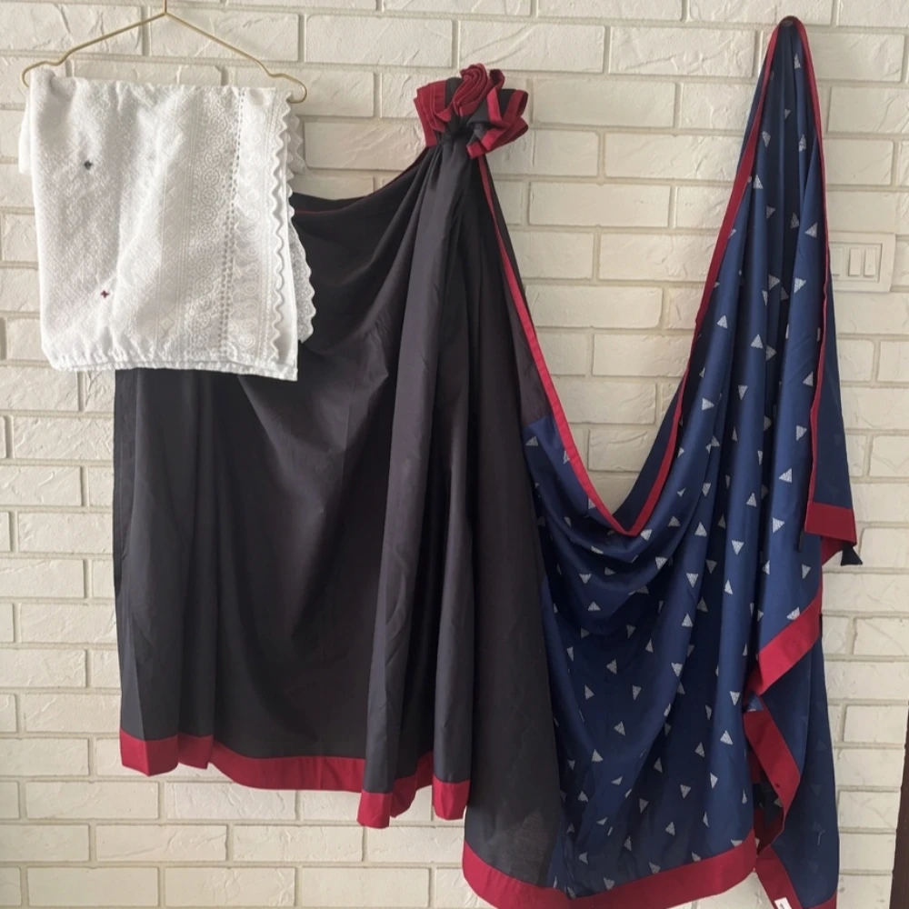 The Midnight Shift Saree