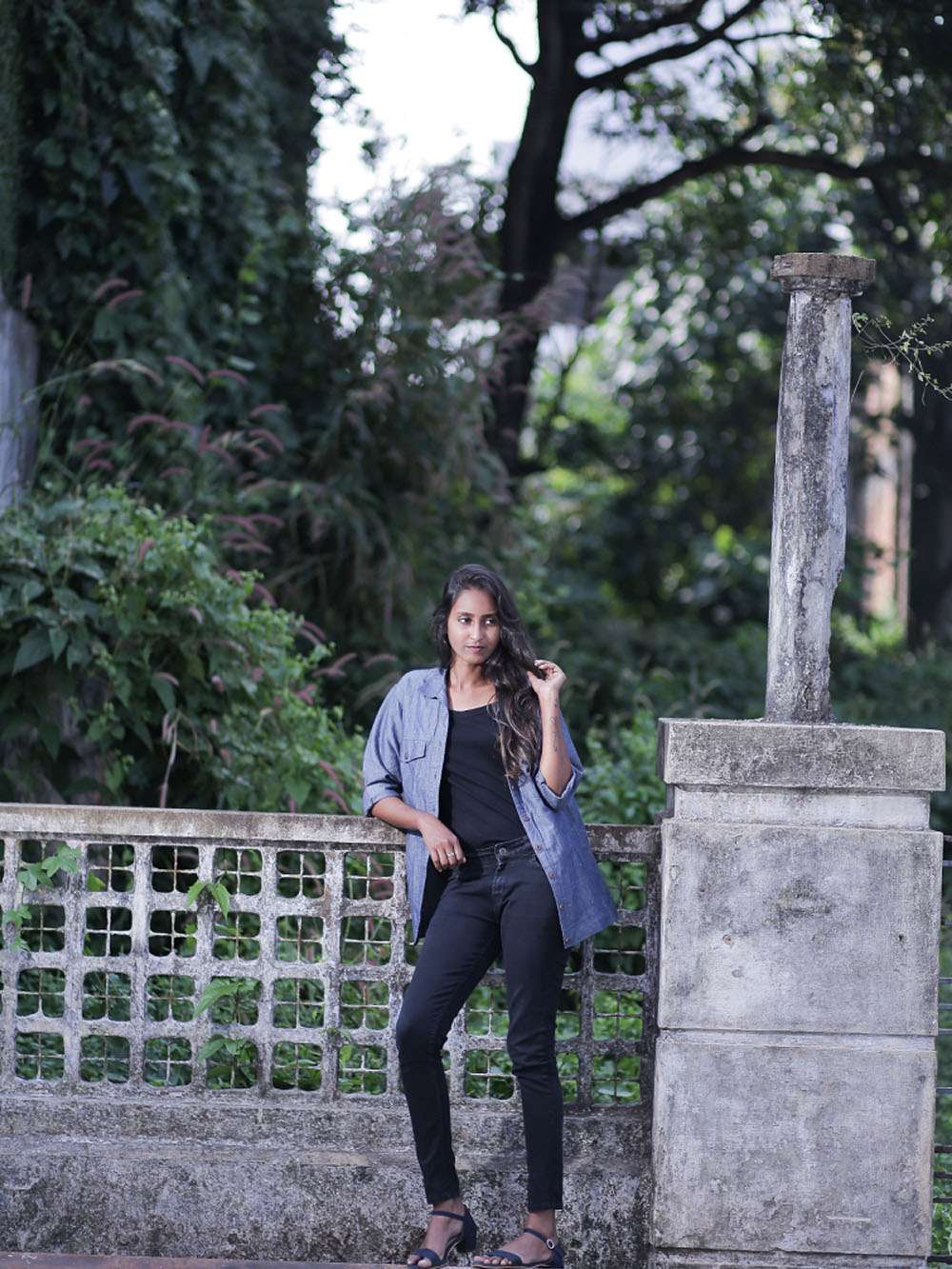 Handloom Denim Jacket (XS)