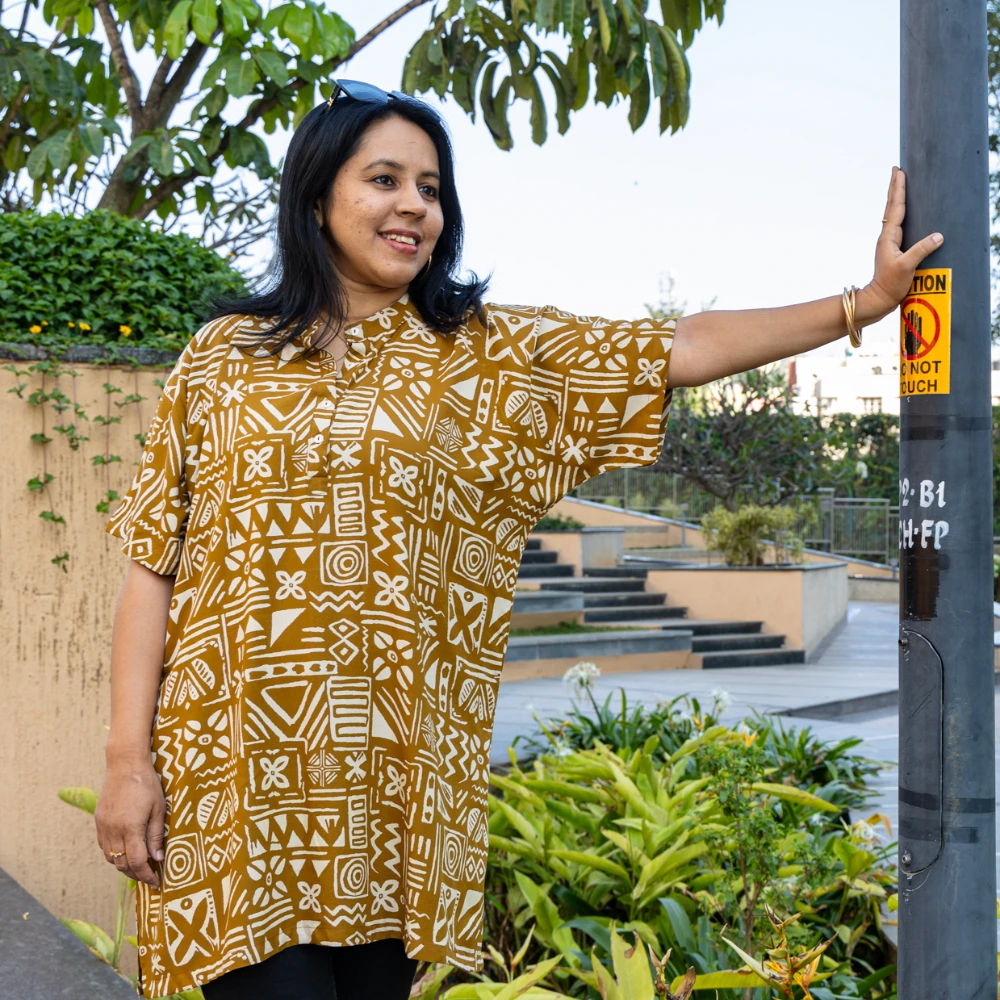 Honey Chai oversize tunic (2XL)
