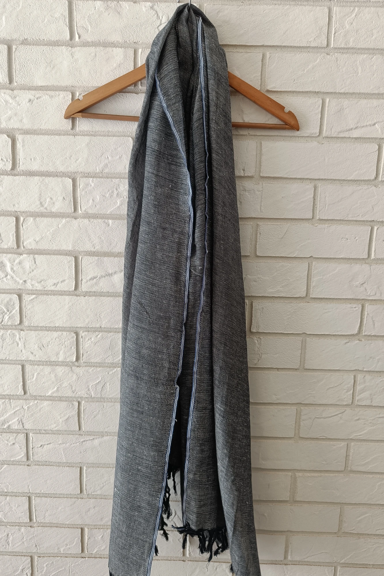 Sky loom cotton stole