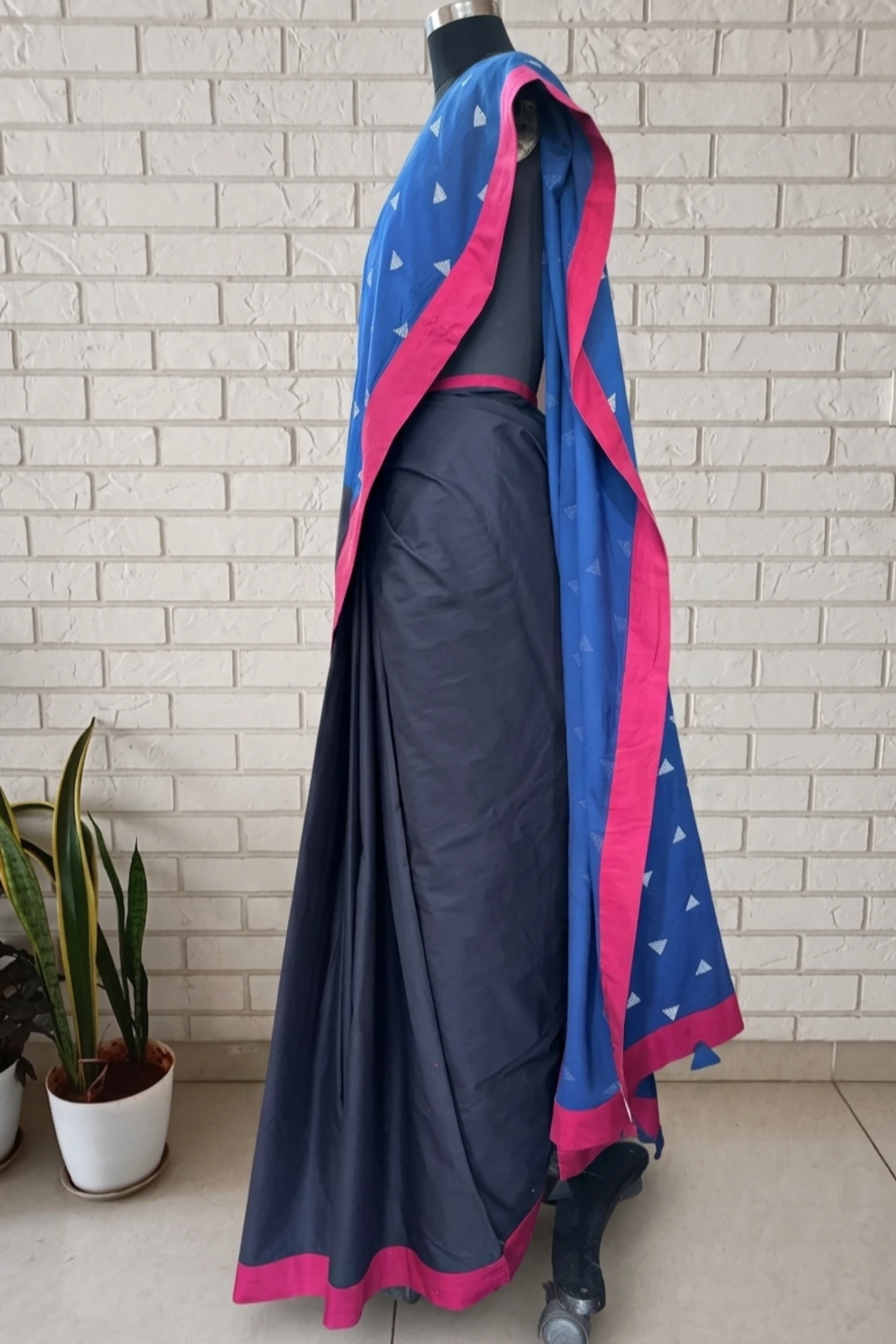 The Midnight Shift Saree