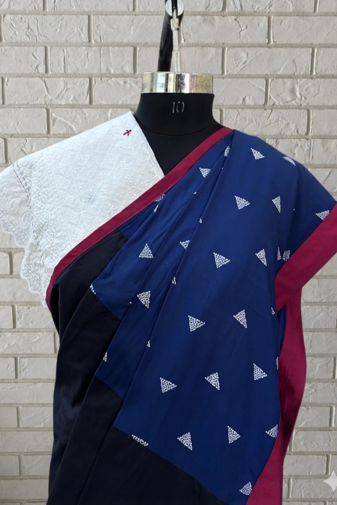 The Midnight Shift Saree