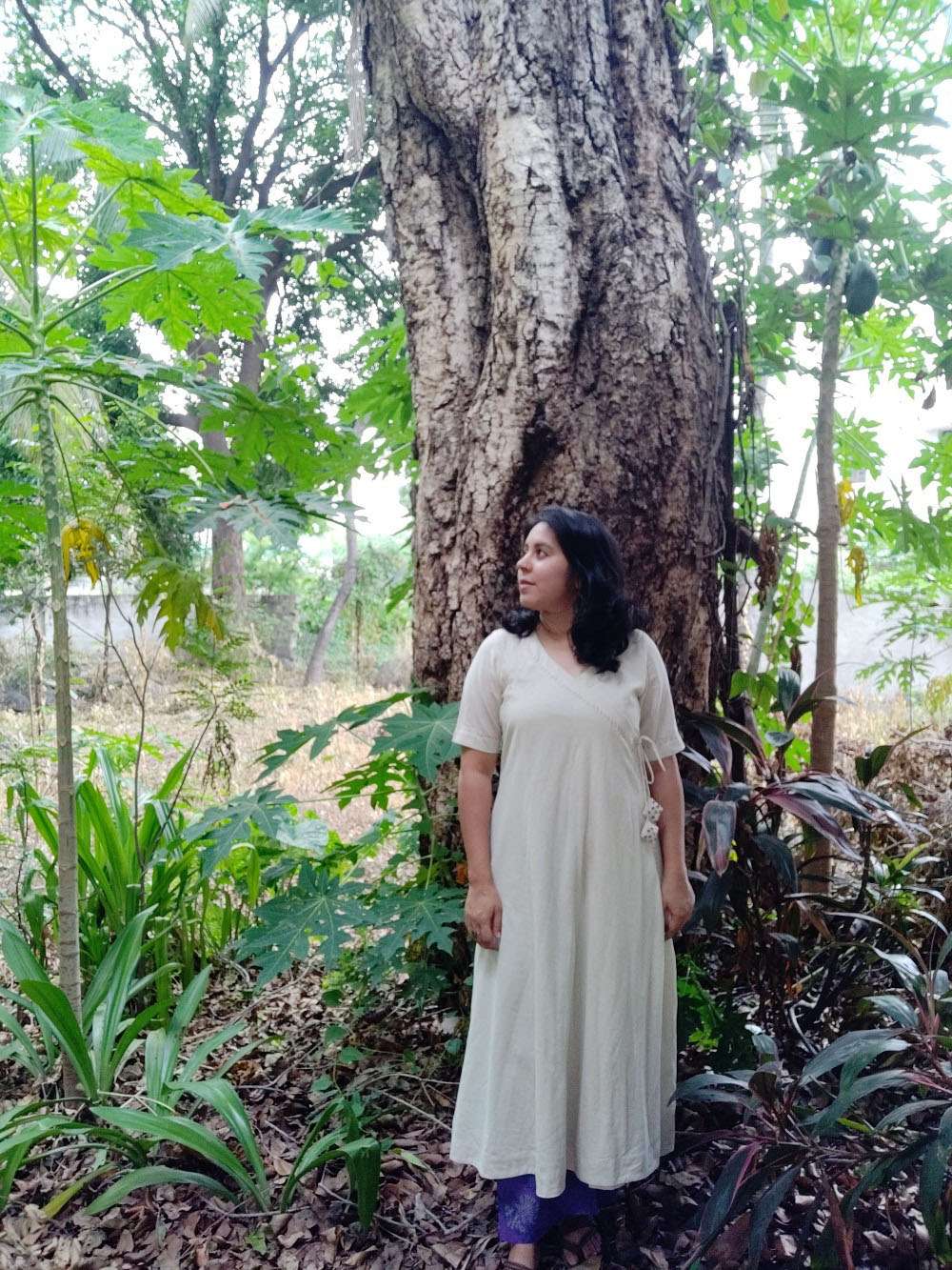 Angarkha Cotton Kurta/Wrap dress