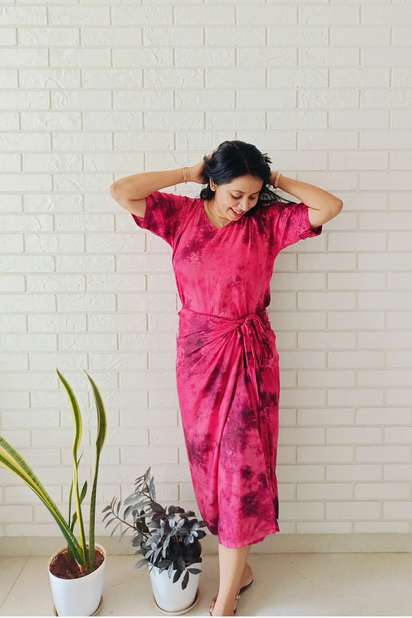 Tunic dress & Wrap skirt set (2XL)