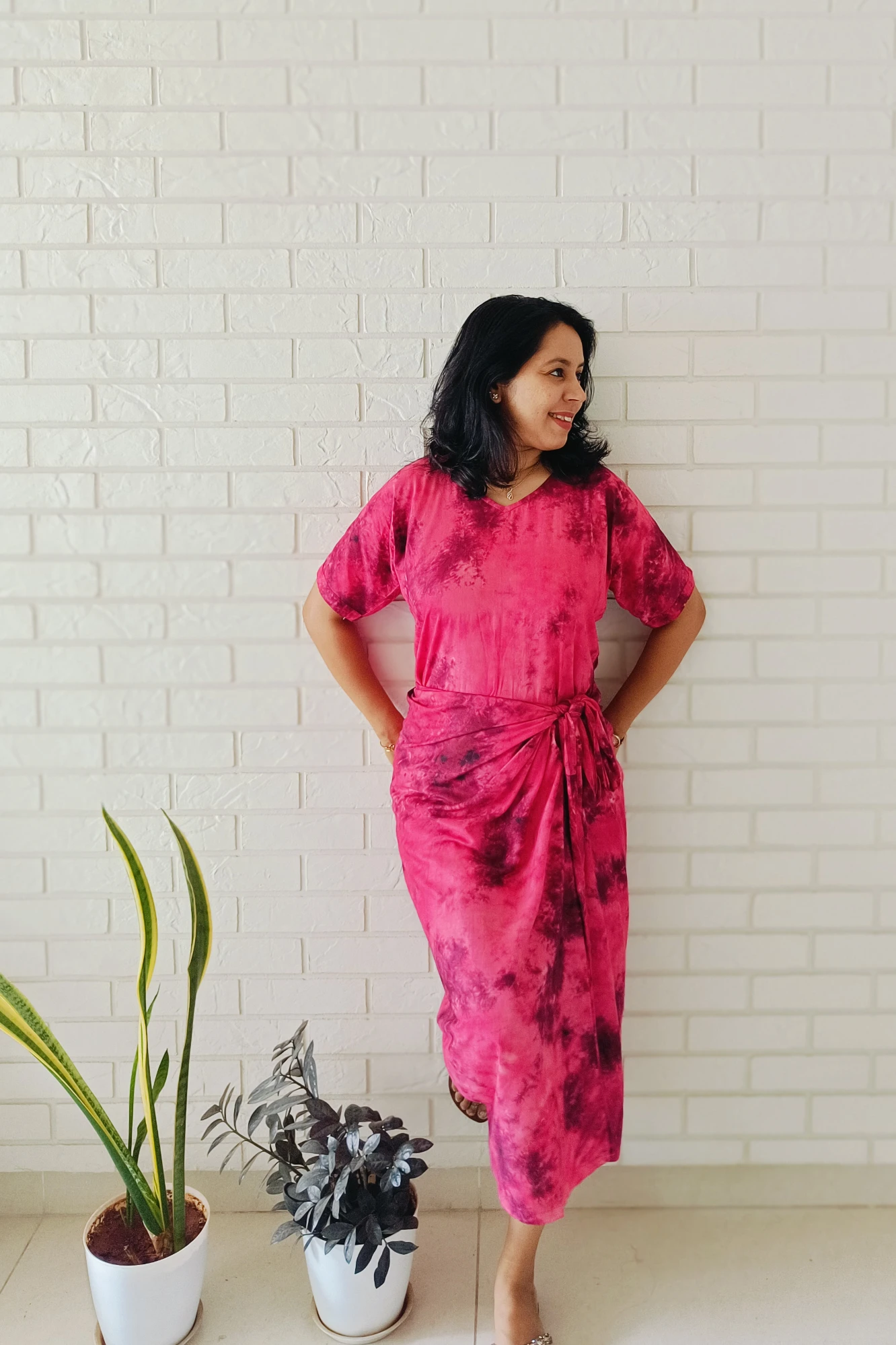 Tunic dress & Wrap skirt set (2XL)