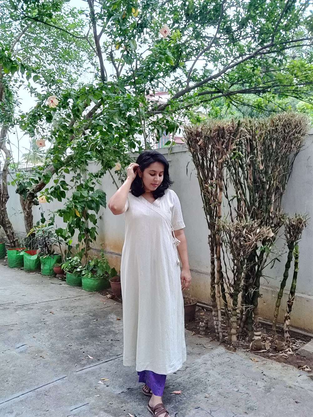 Angarkha Cotton Kurta/Wrap dress