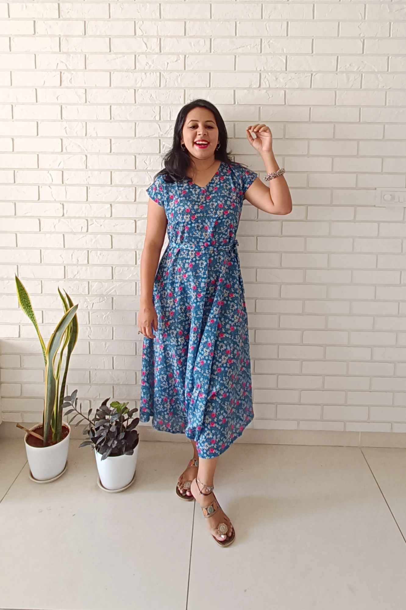 Chinnon draped jumpsuit (L)