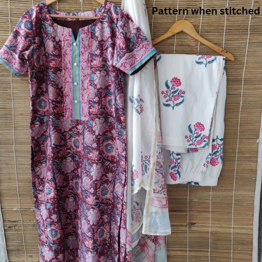 Carnation Pink Chanderi Silk kurta set