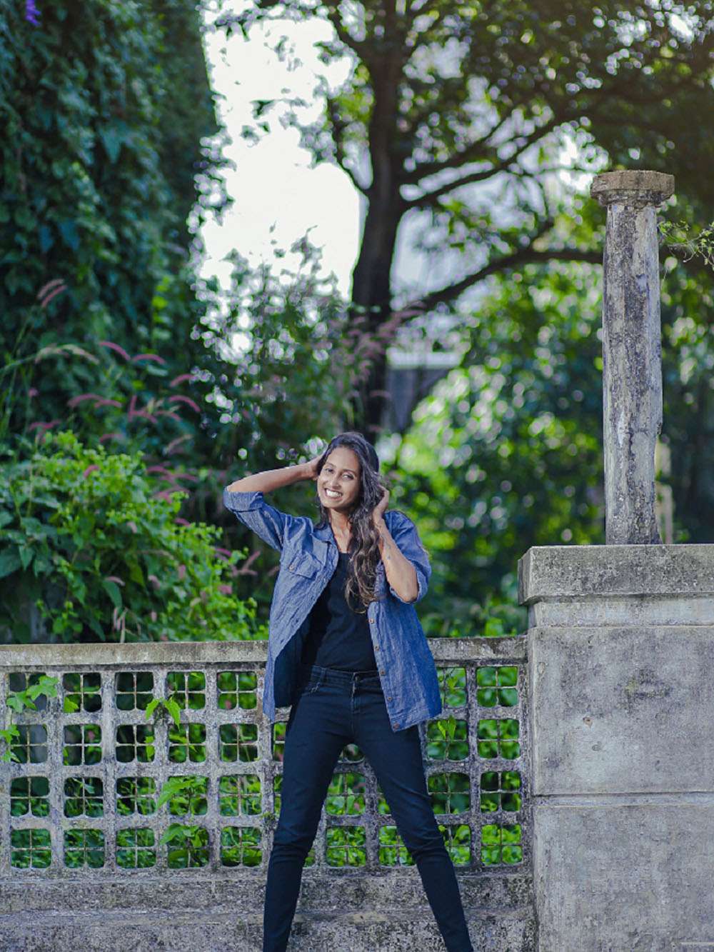 Handloom Denim Jacket (XS)