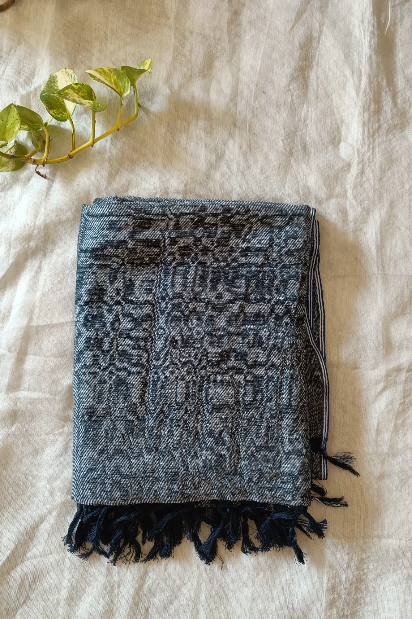 Sky loom cotton stole