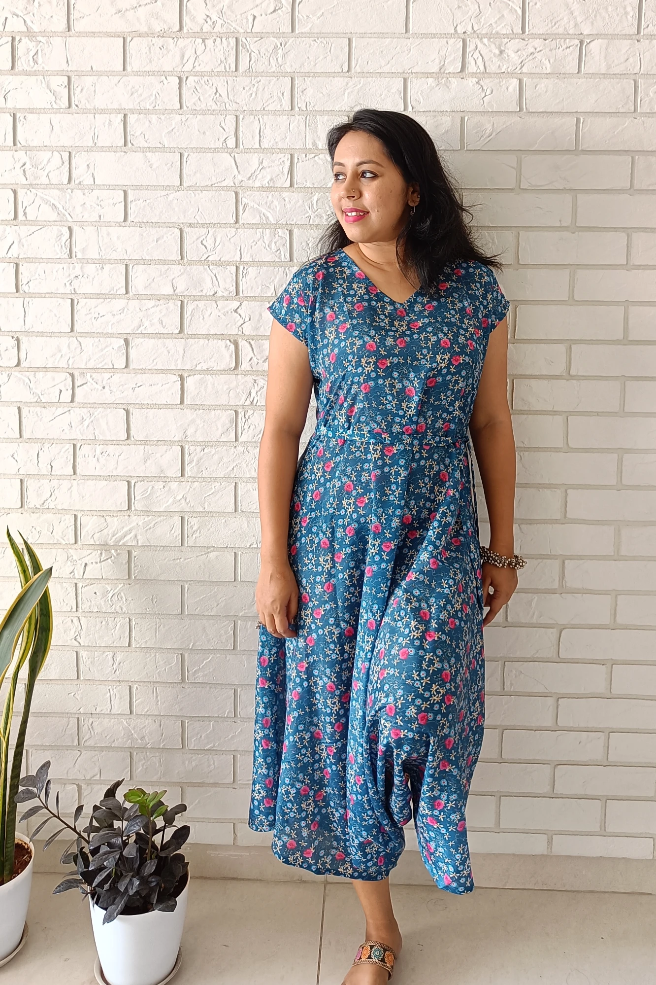 Chinnon draped jumpsuit (L)