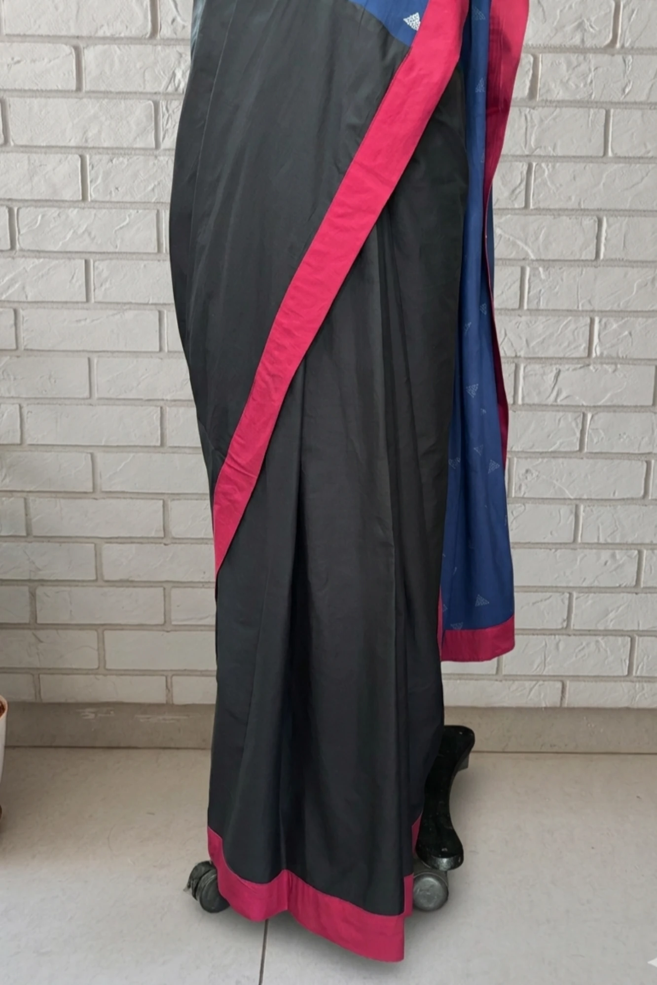 The Midnight Shift Saree