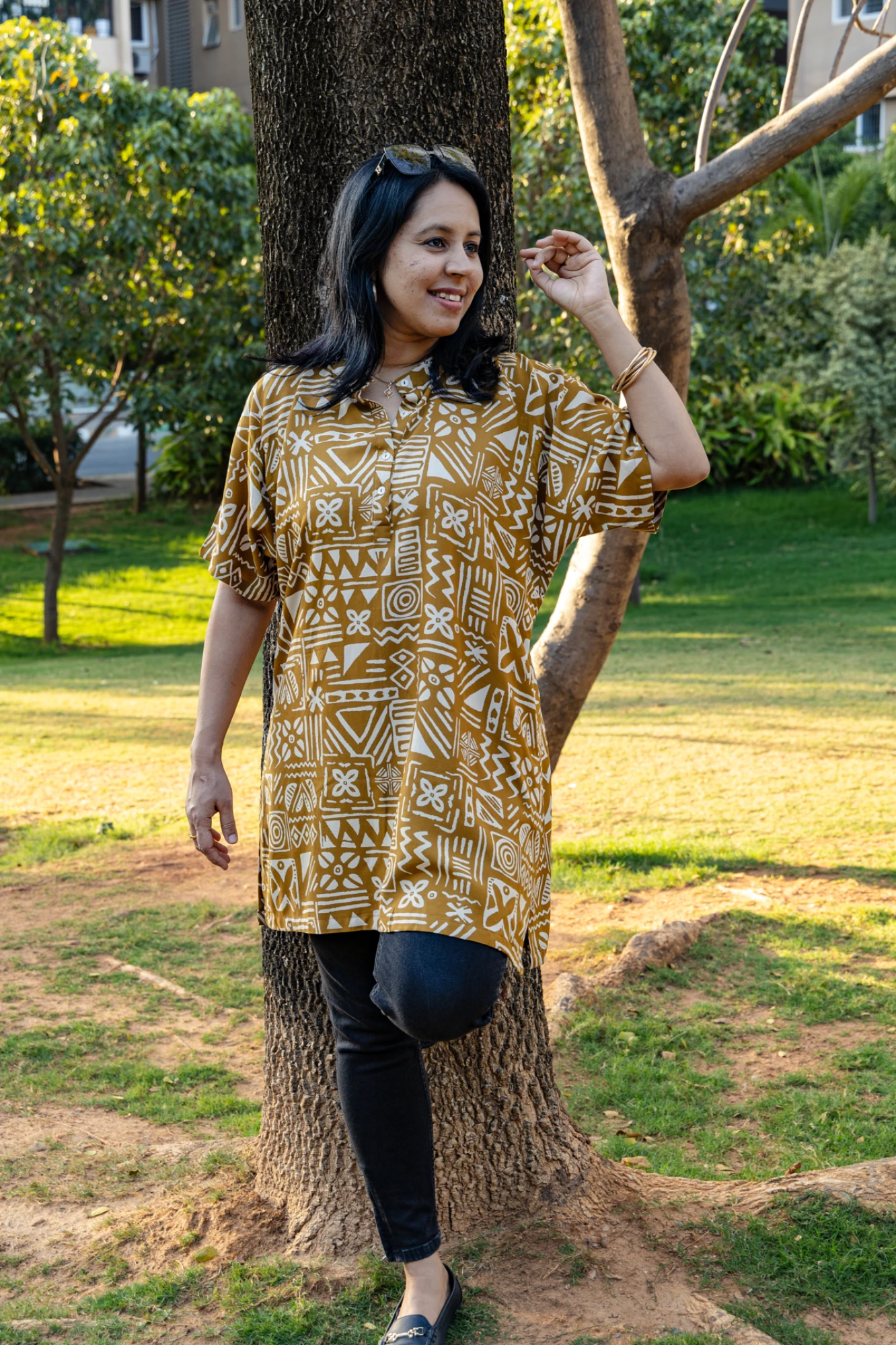 Honey Chai oversize tunic (2XL)