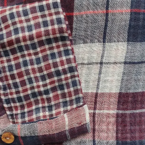 Checkered Cotton Dress/Kurta (S)