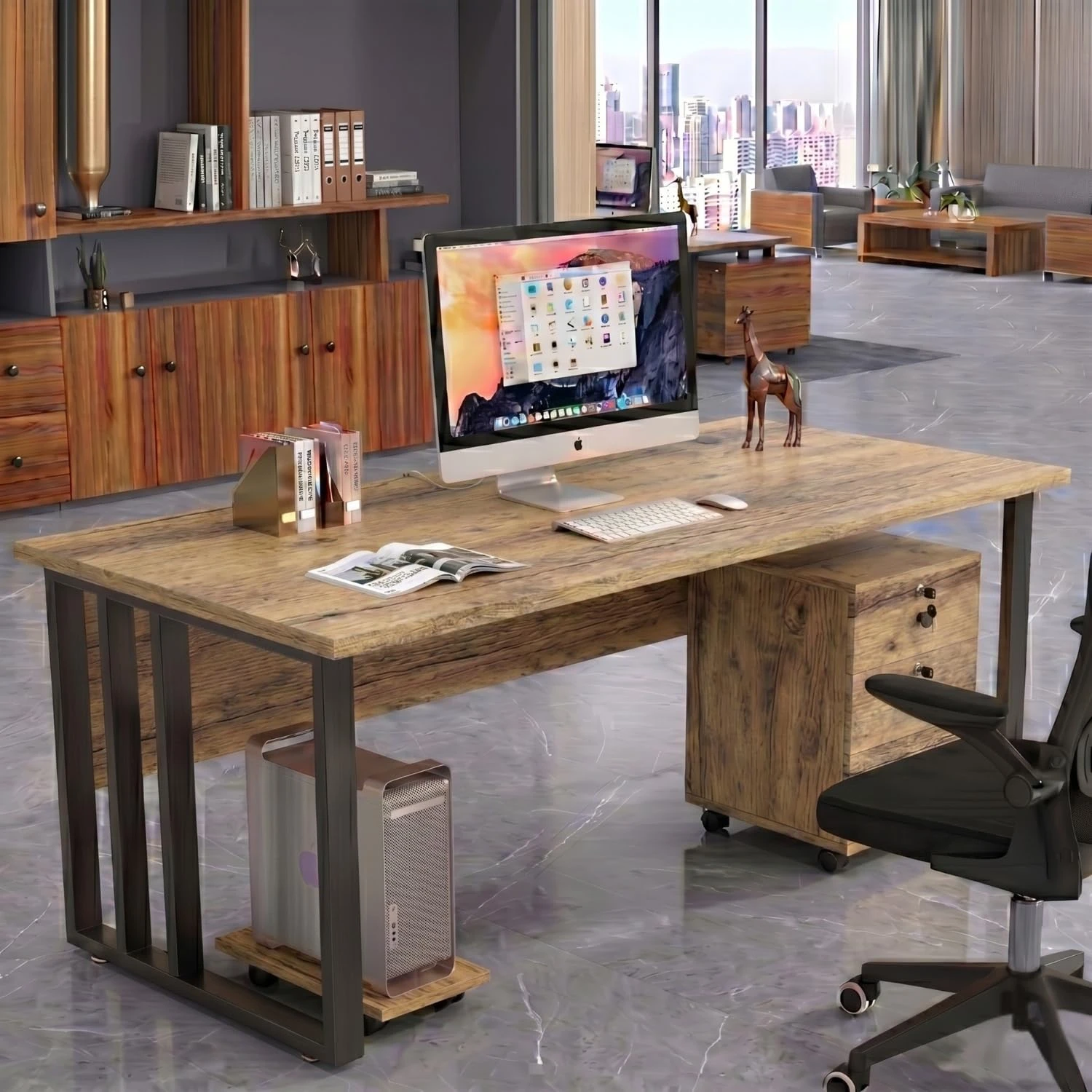 Ston executive desk - With Storage