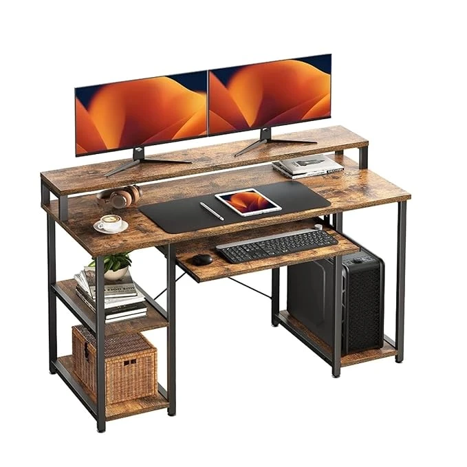 Trio Desk (140 cm/Brown)