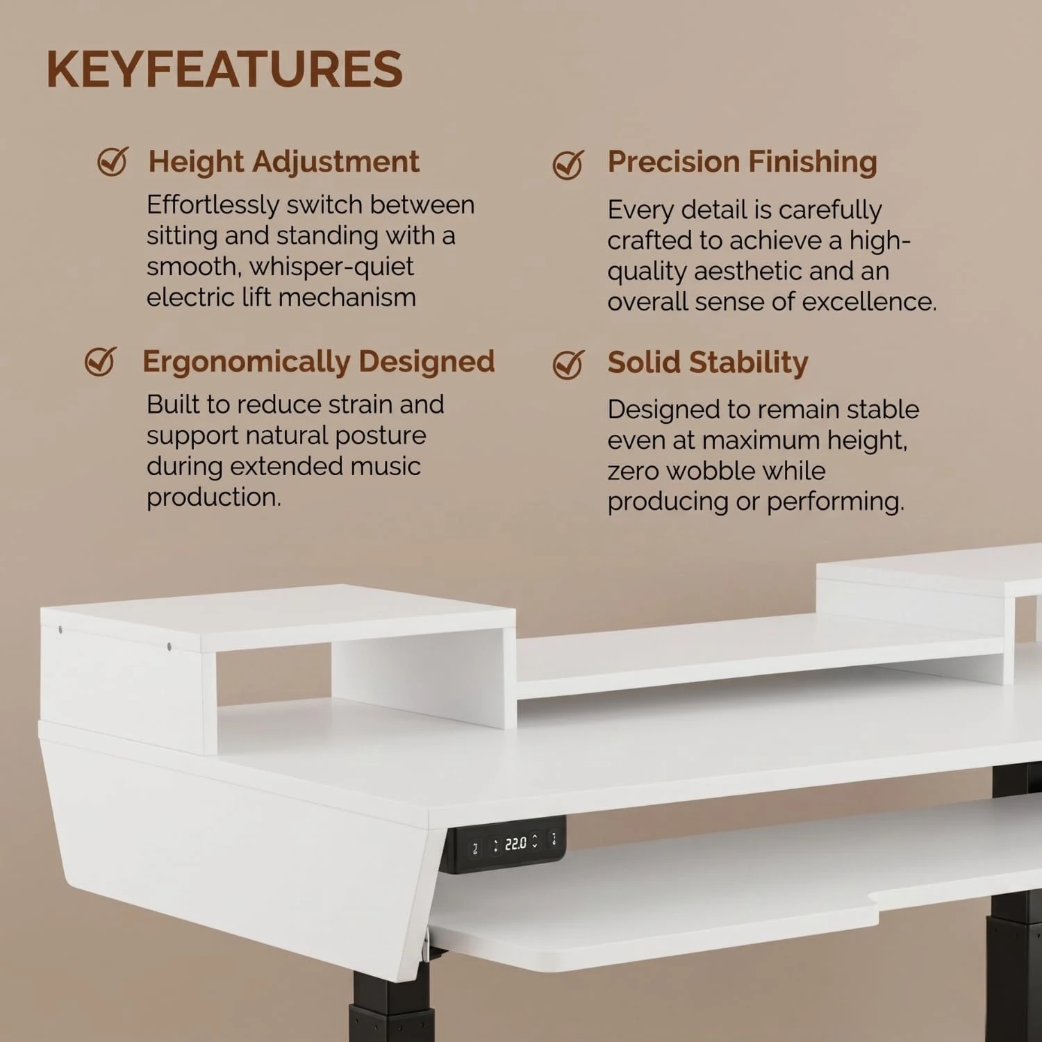 Kreate Studio desk - white
