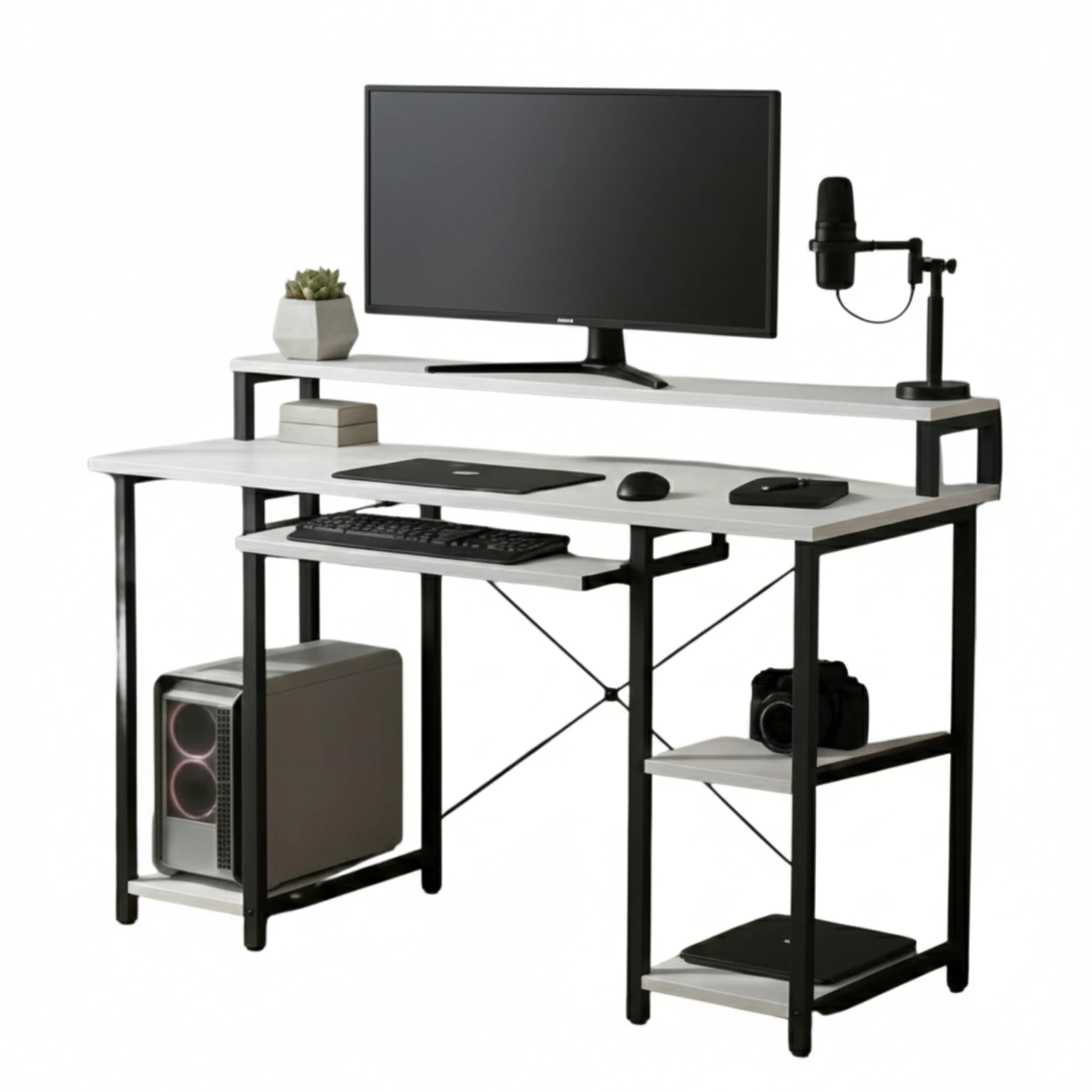 Trio Desk (120 Cm/White)