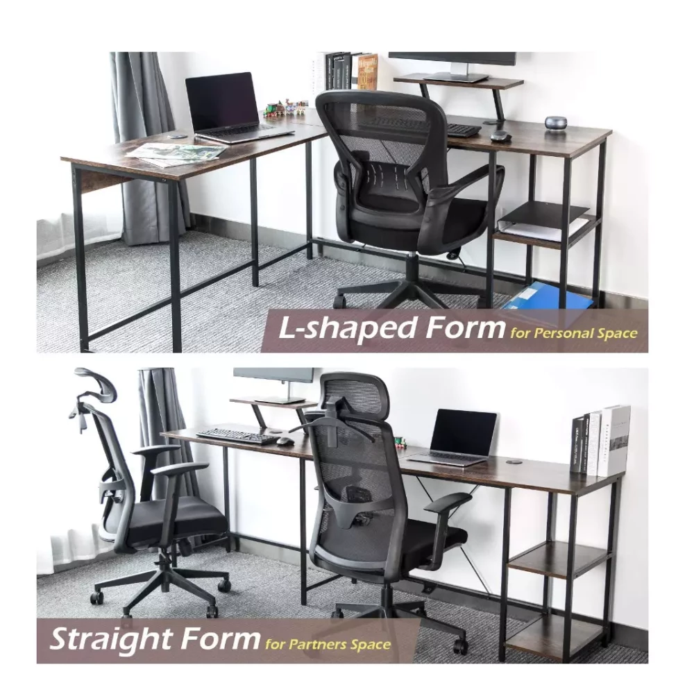 Risina L shaped desk - 50 cm width