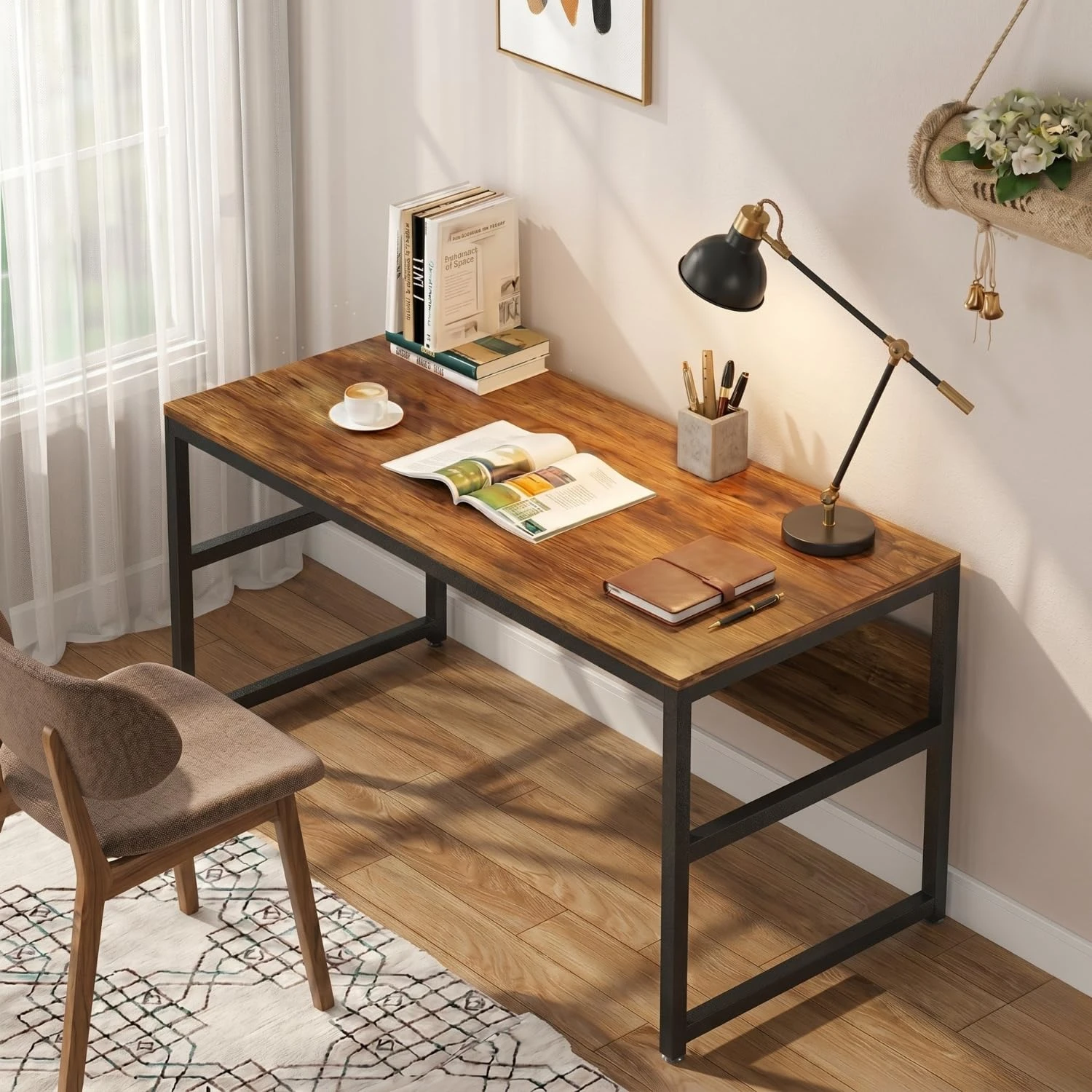 Flam desk- 120 cm - Forest