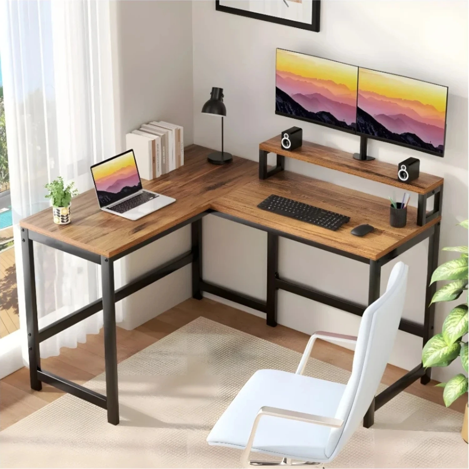BattleStation Desk 128 cm (Brown)
