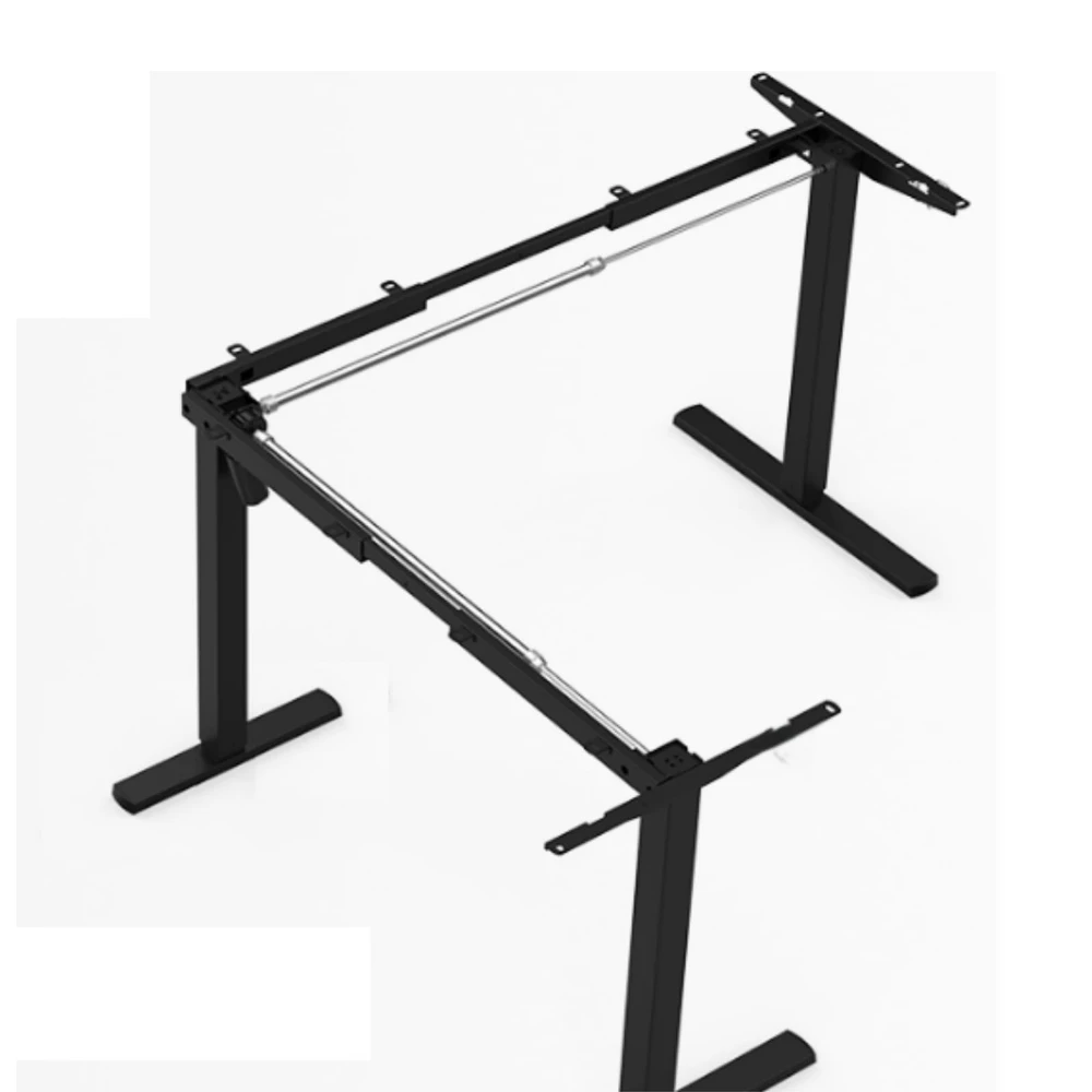 L Shape Height Adjustable Desk (Only Frame)