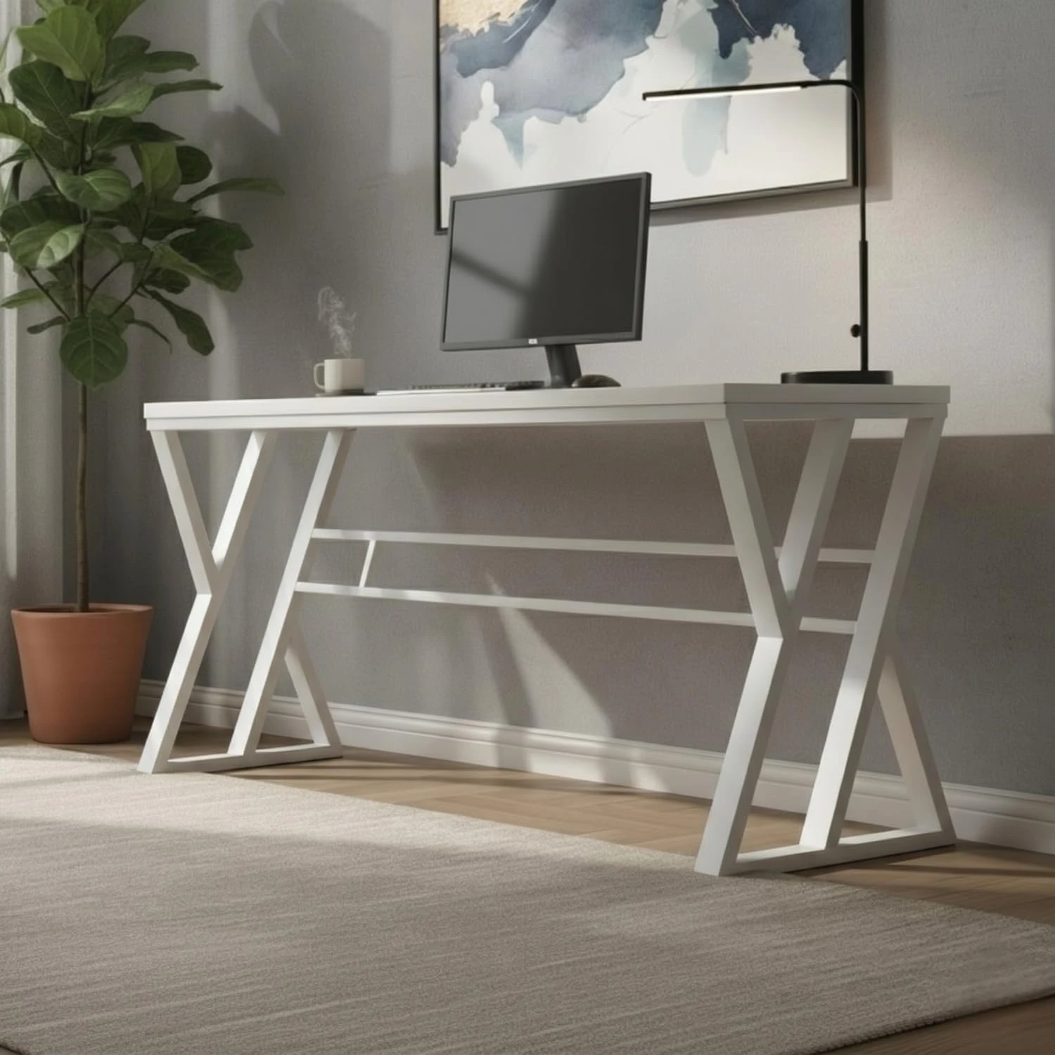 MRO Desk - White (150CM)