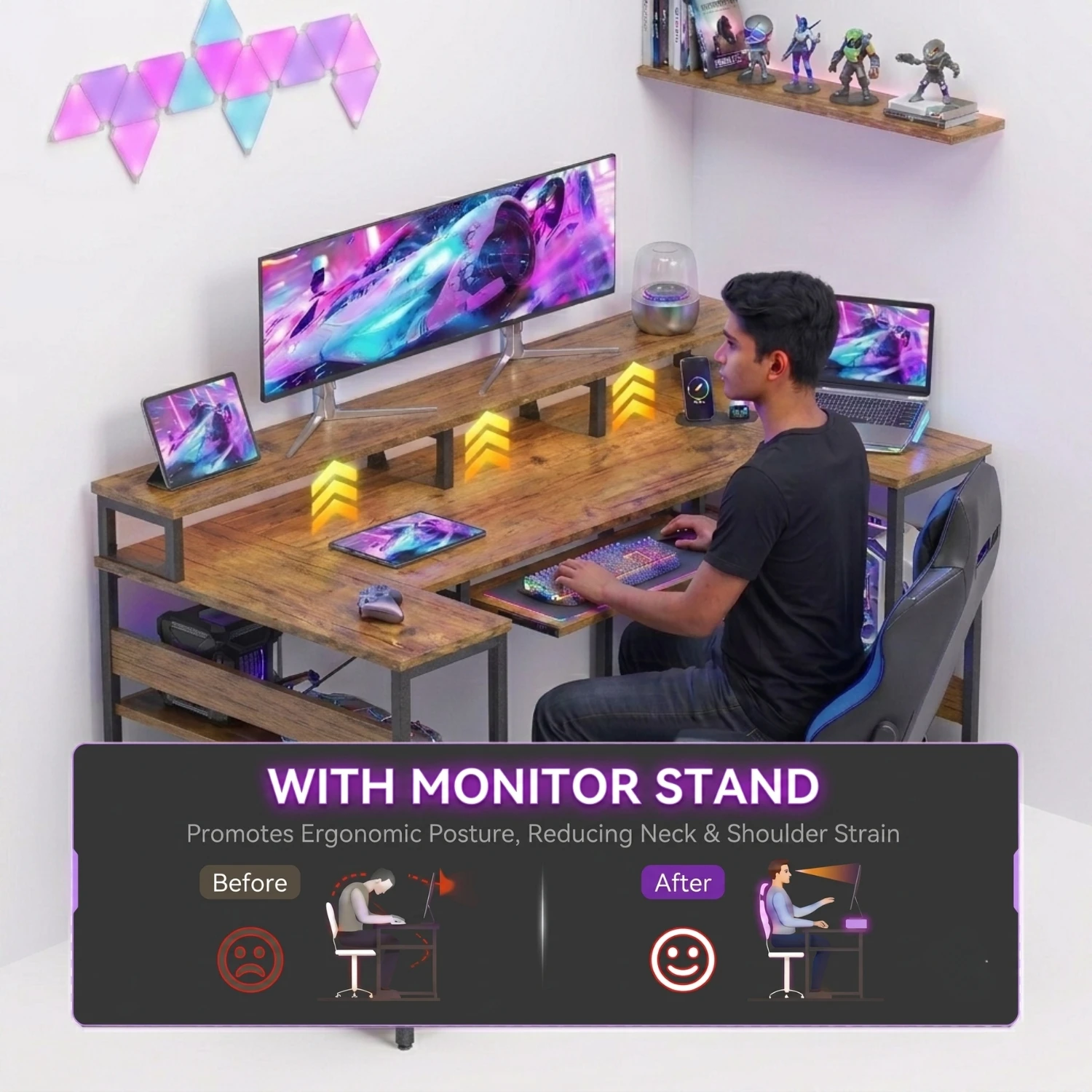 Gamz Desk - 150 Cm