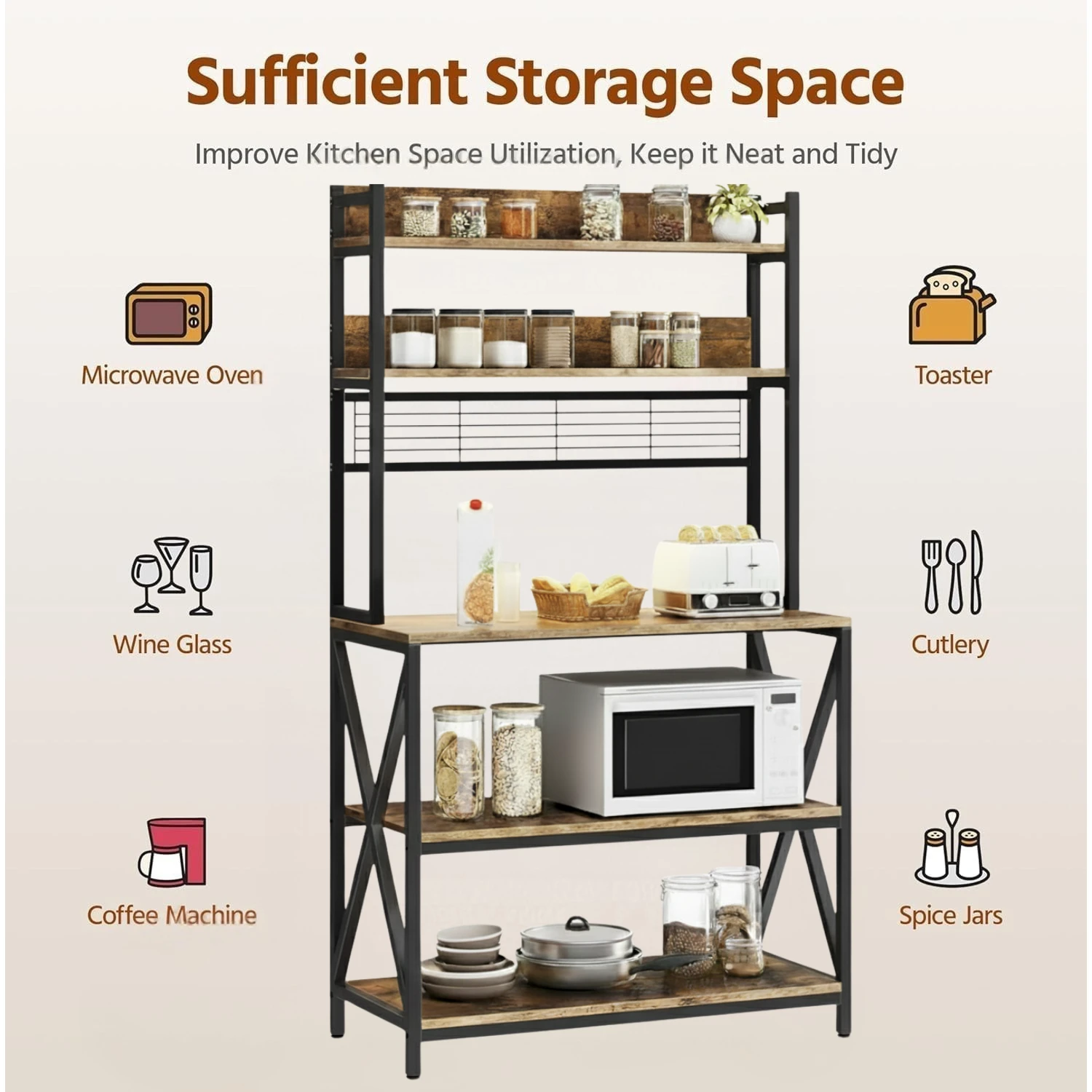 Lita Microwave Oven Stand (60)