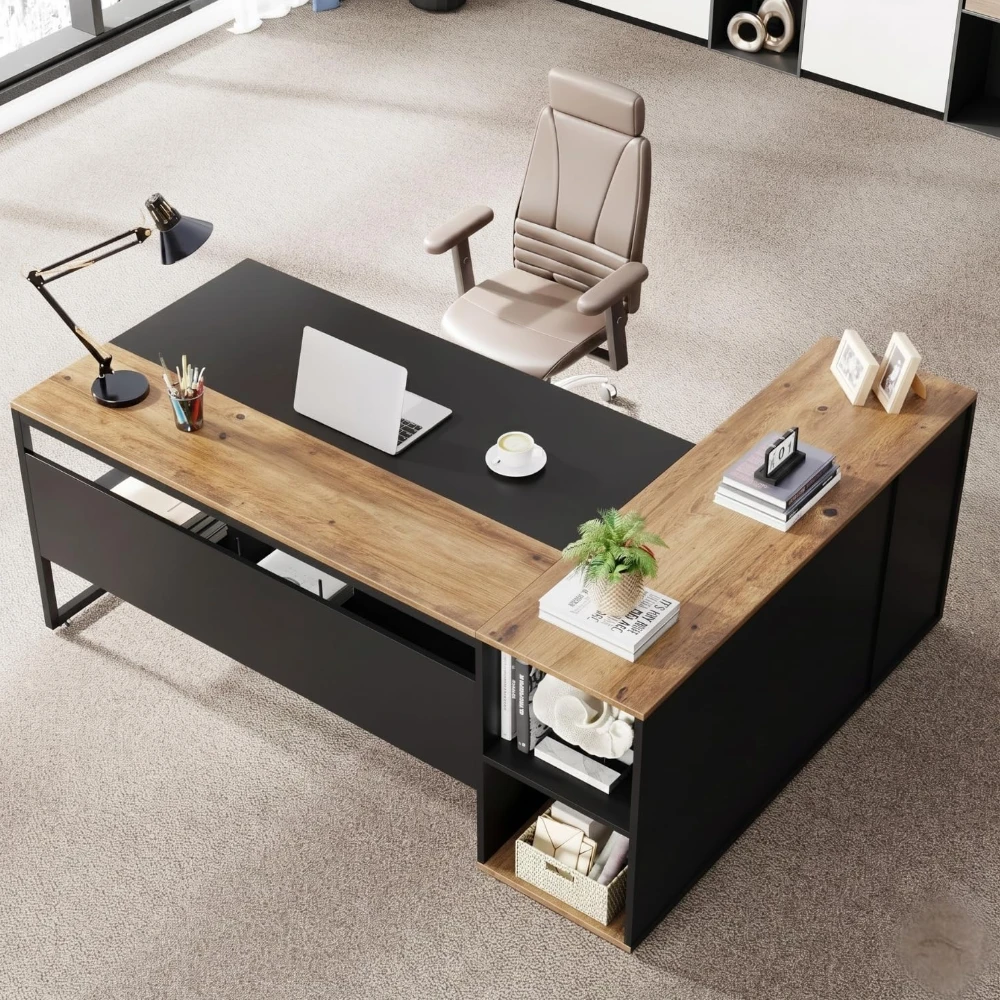 Director's Desk (Left Side Storage)