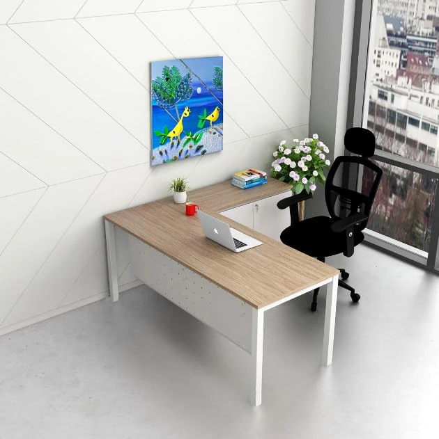 Serenity L-Shape Storage Desk