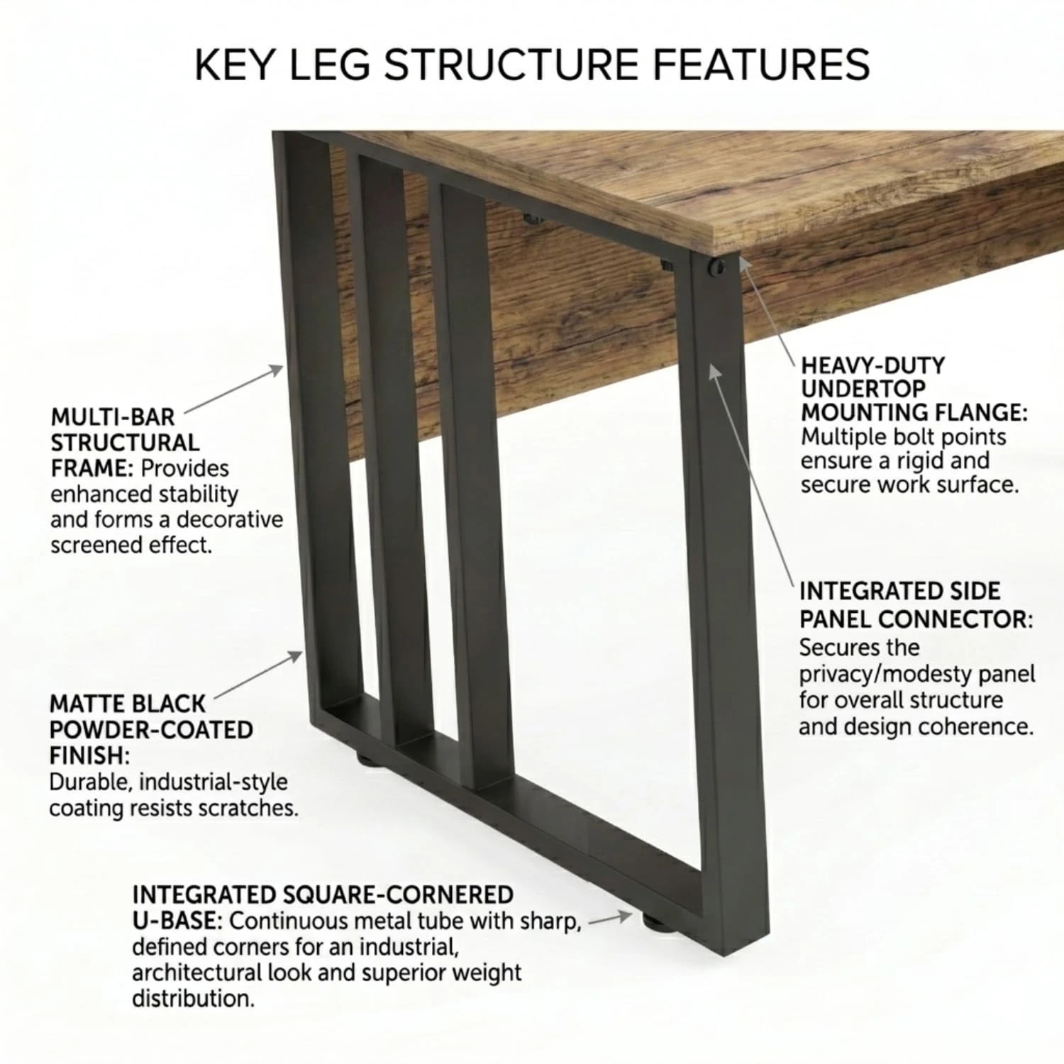 Ston executive desk - With Storage