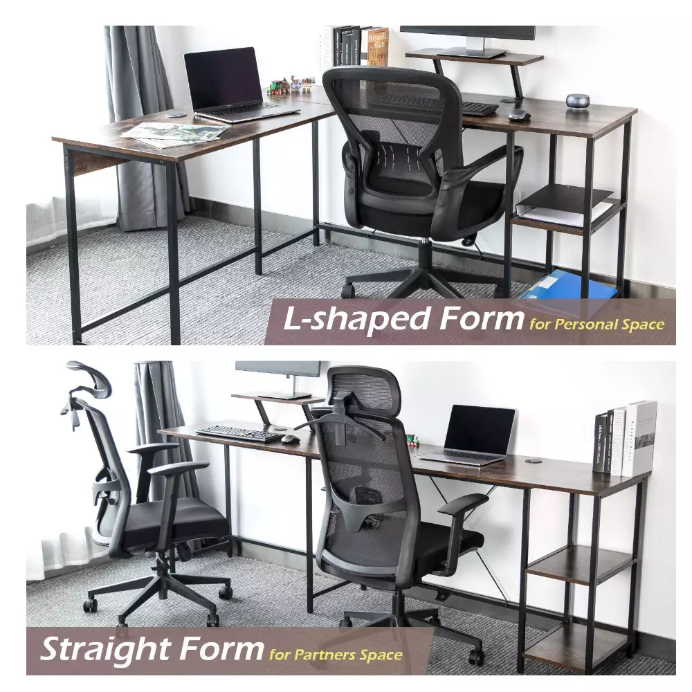 Risina L shaped desk