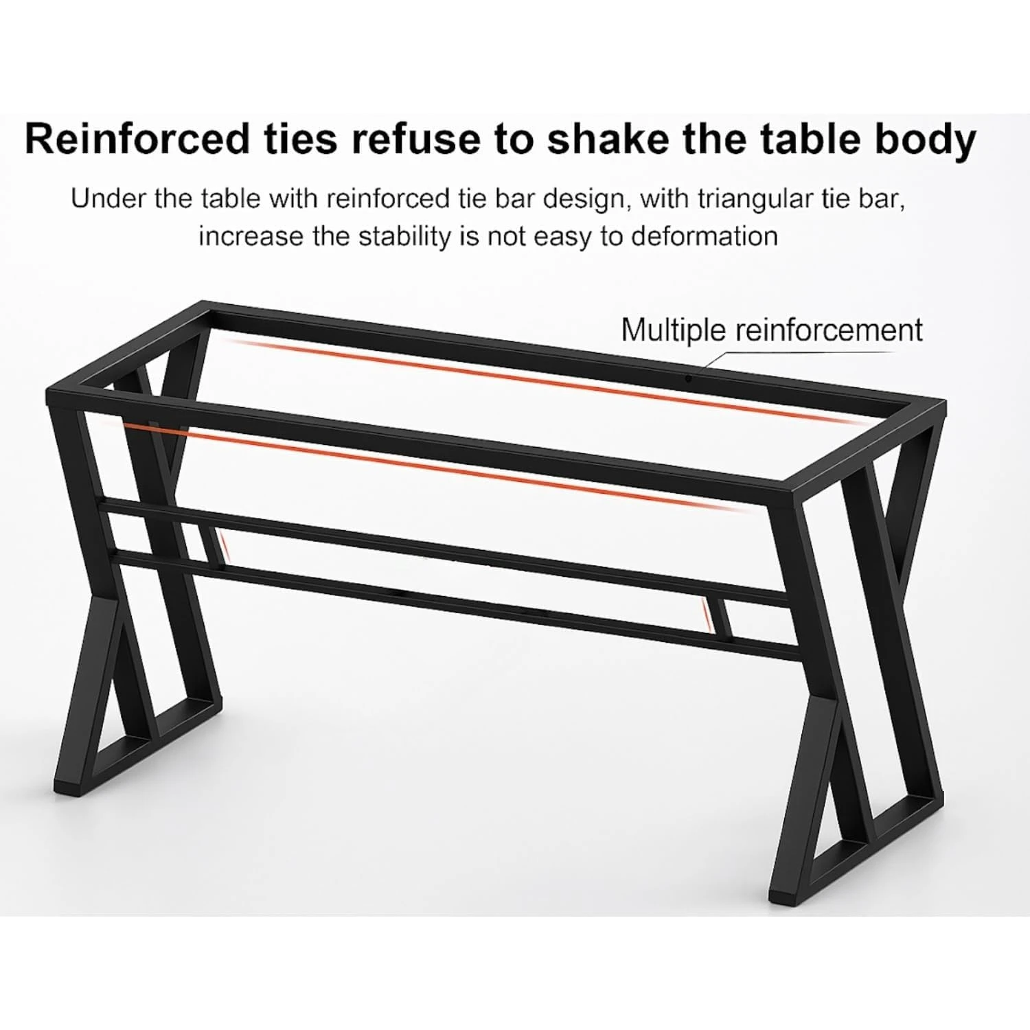 Jimmy Desk - 150Cm (Black)