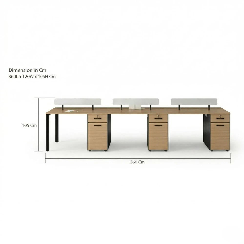 SynergySix Work Hub (360 Cm)