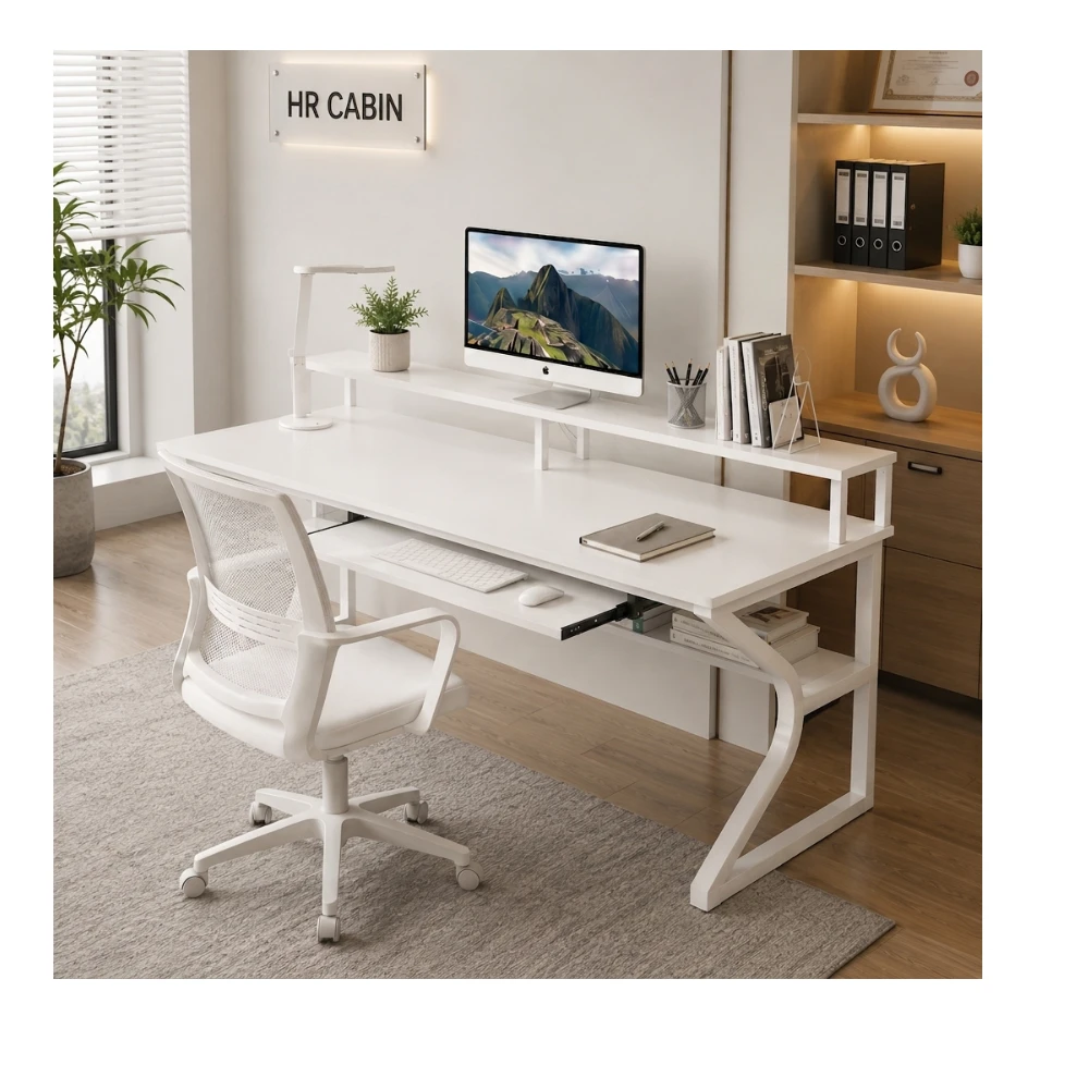 Plik desk - 150 - White