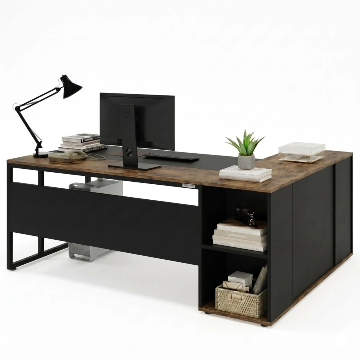 Director's Desk (Left Side Storage)