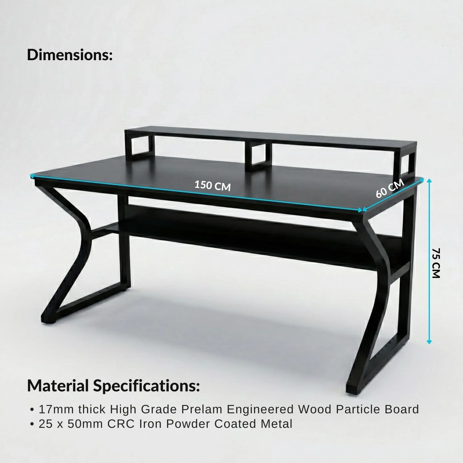 Qri Desk (Black)