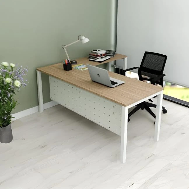 PolarPearl L-Shape (Walnut/150 CM)