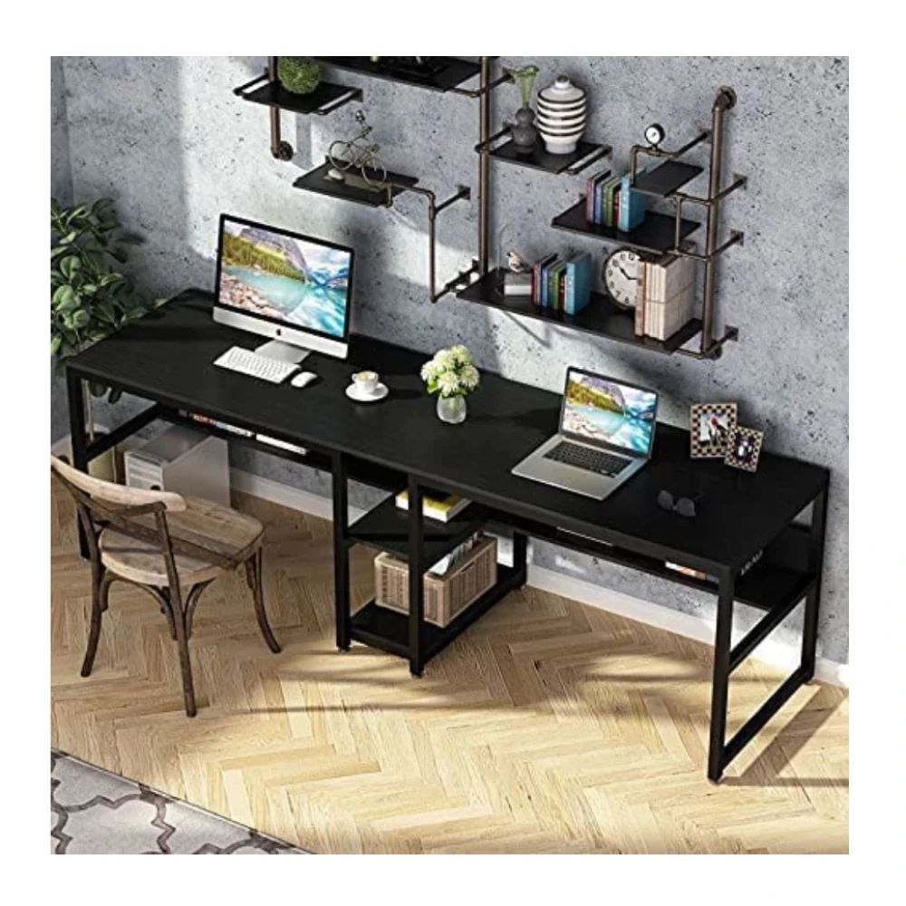 Lancster workstation (200 CM (Regular)/Black)