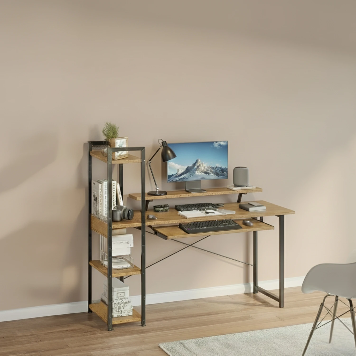 Ergo Desk - Coach Wood