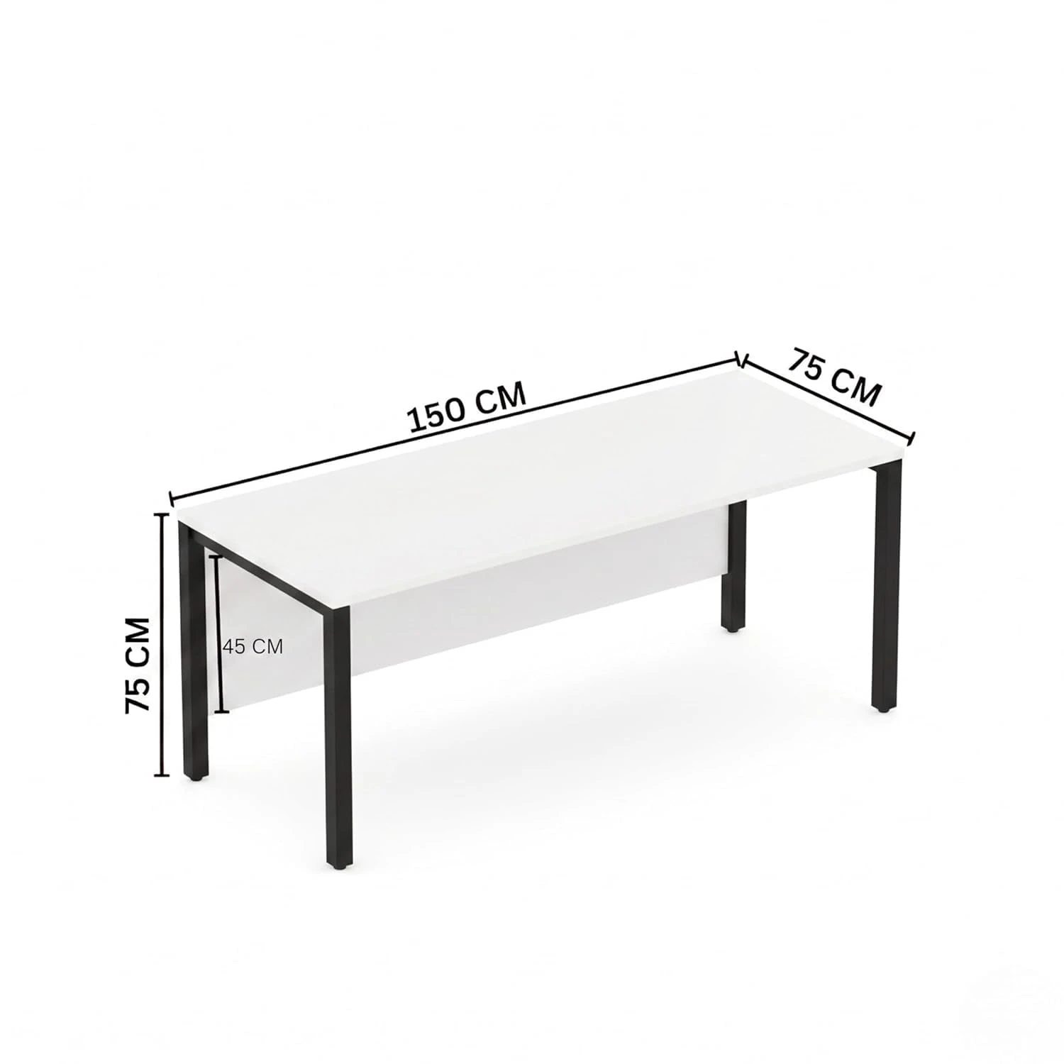 Royal Walnut (White/150 CM)