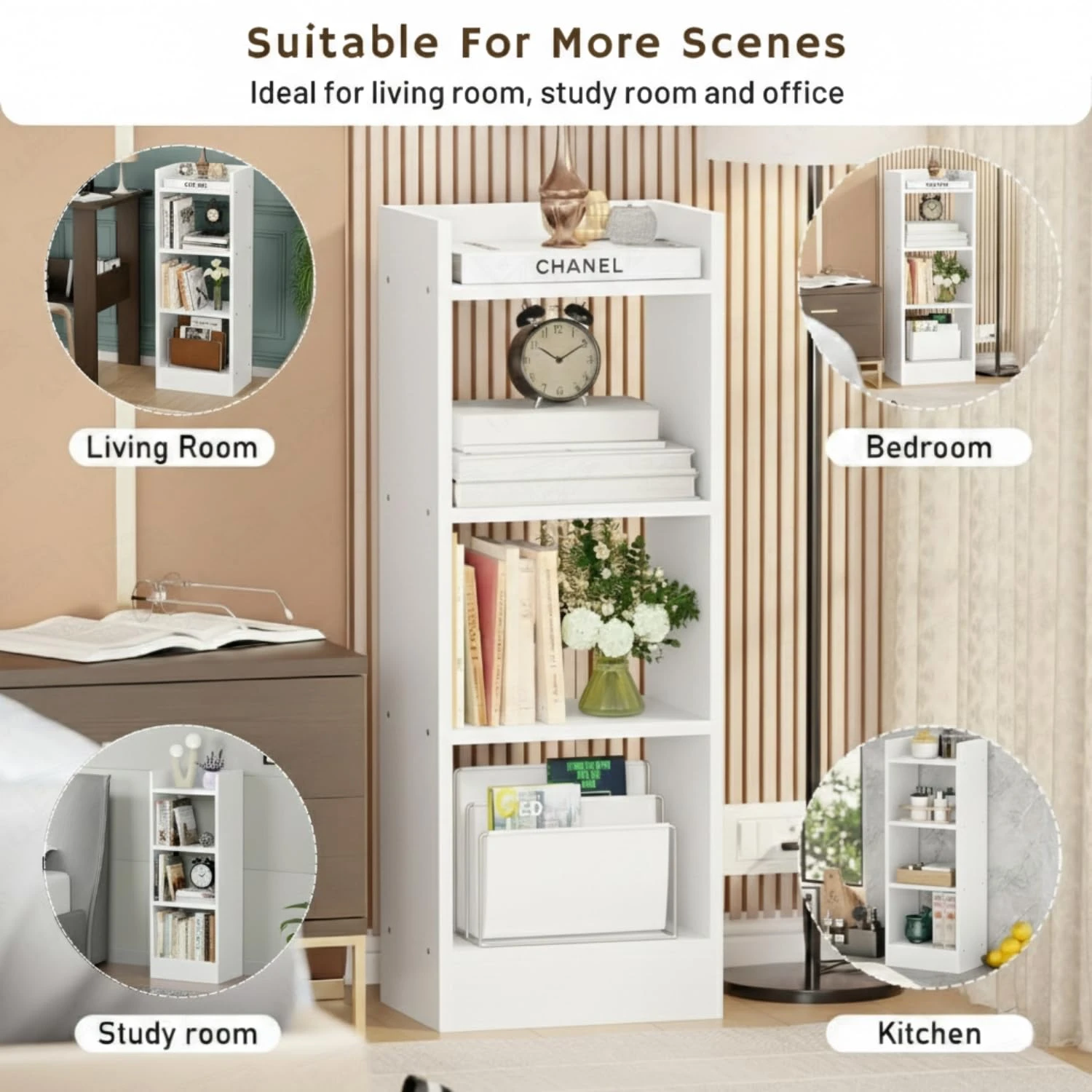 Vault BookShelf (White)