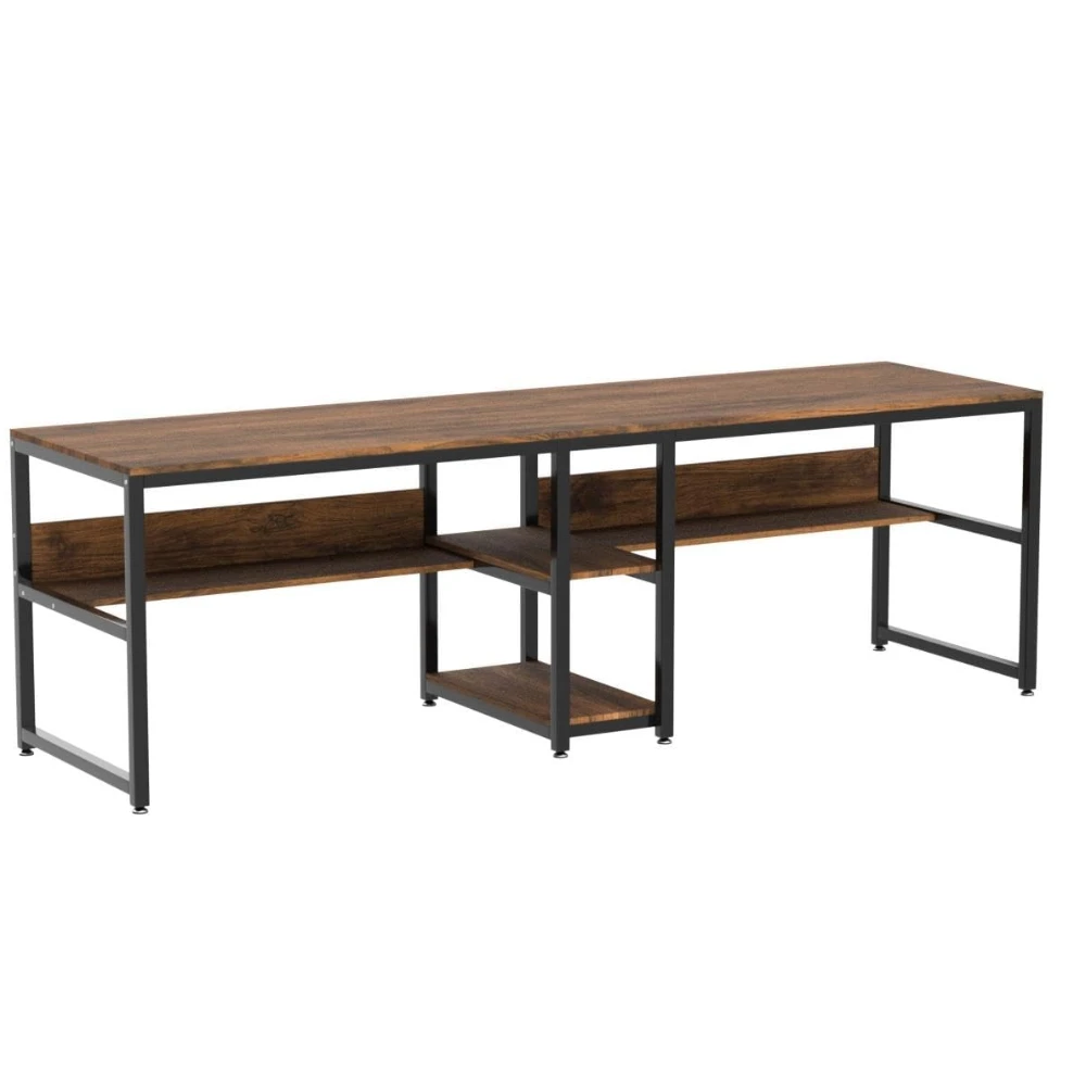 Lancster workstation (240 CM/Brown)