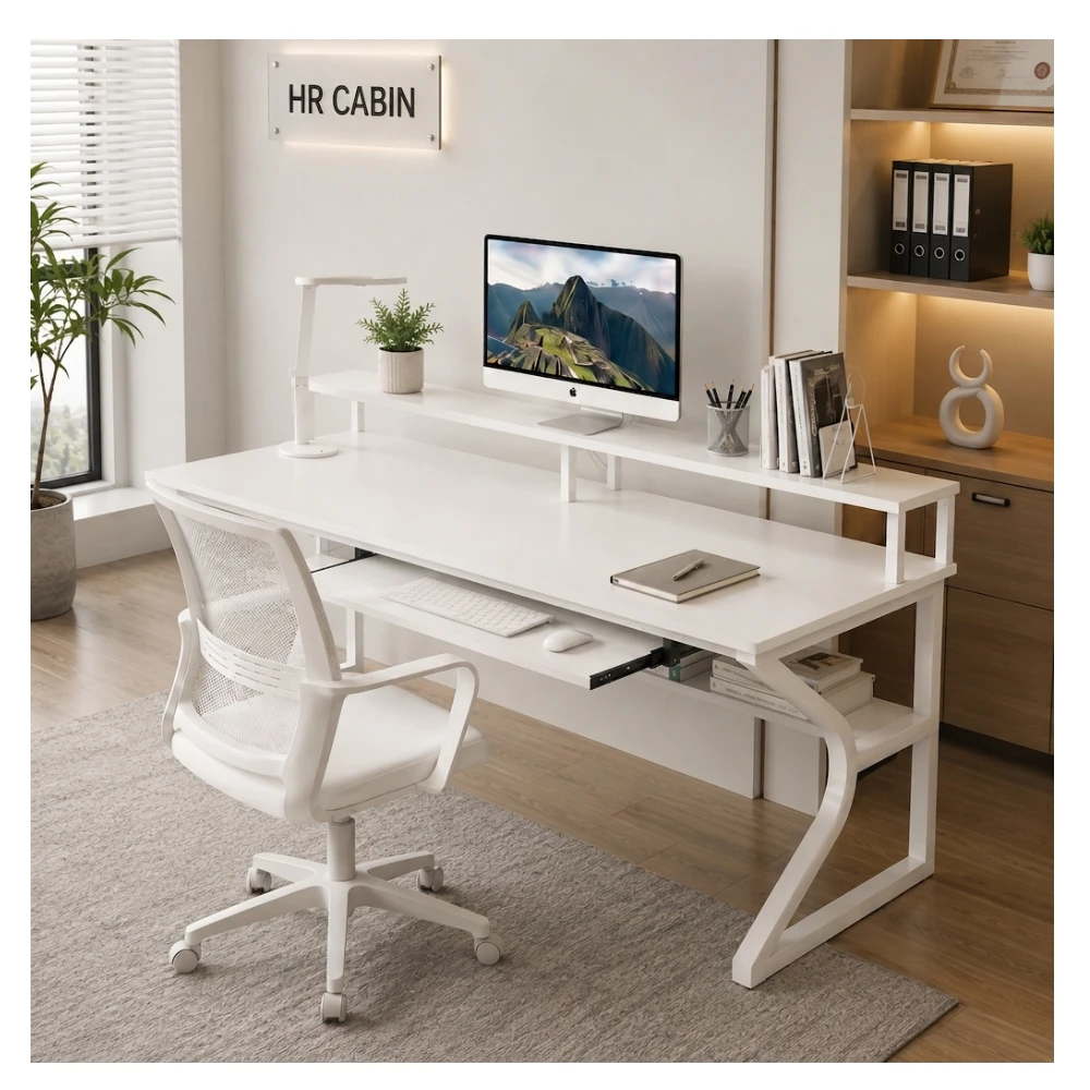 Plik desk - 150 - White